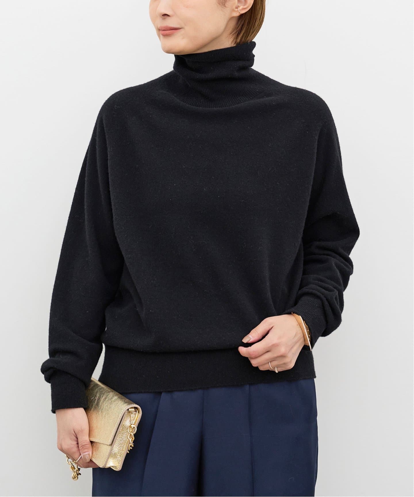 CAPRI タートルネック プルオーバー（ニット／セーター）｜Deuxieme