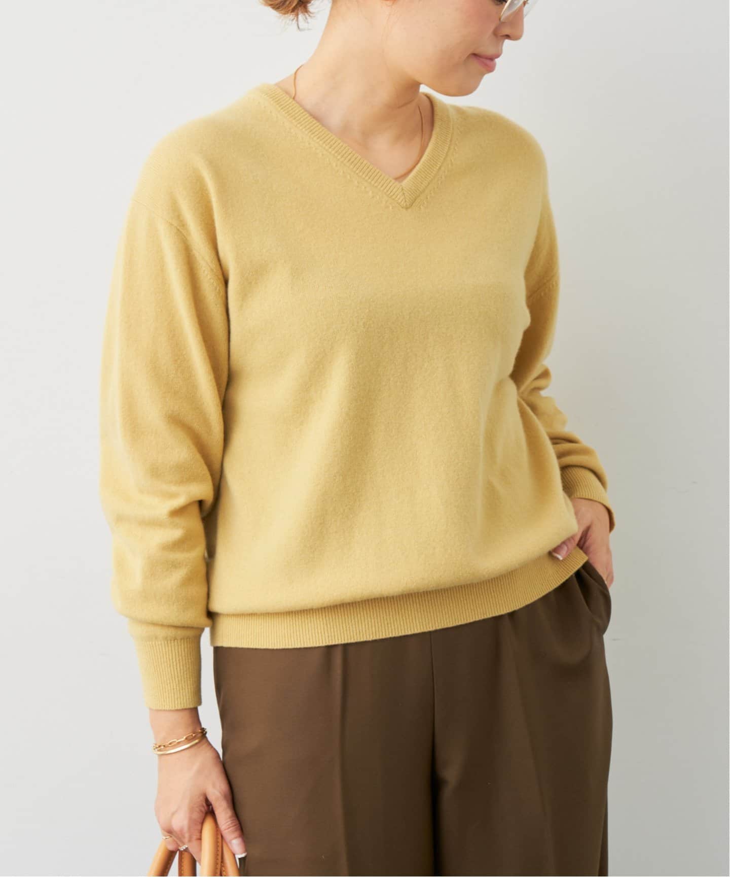 Charlotte Vネック プルオーバー（ニット／セーター）｜Deuxieme