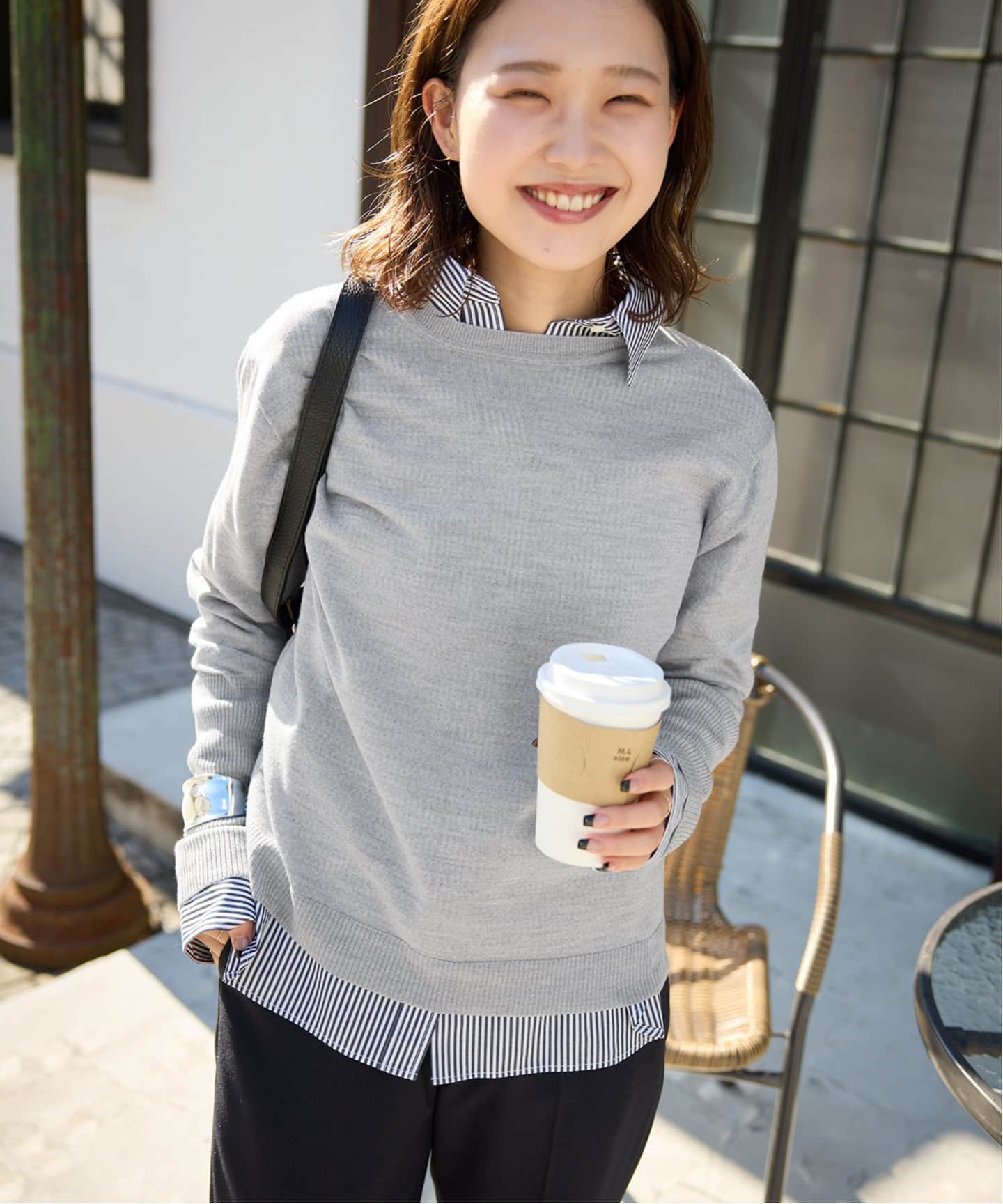 追加》ウォッシャブルプレーンニット（ニット／セーター）｜SLOBE IENA