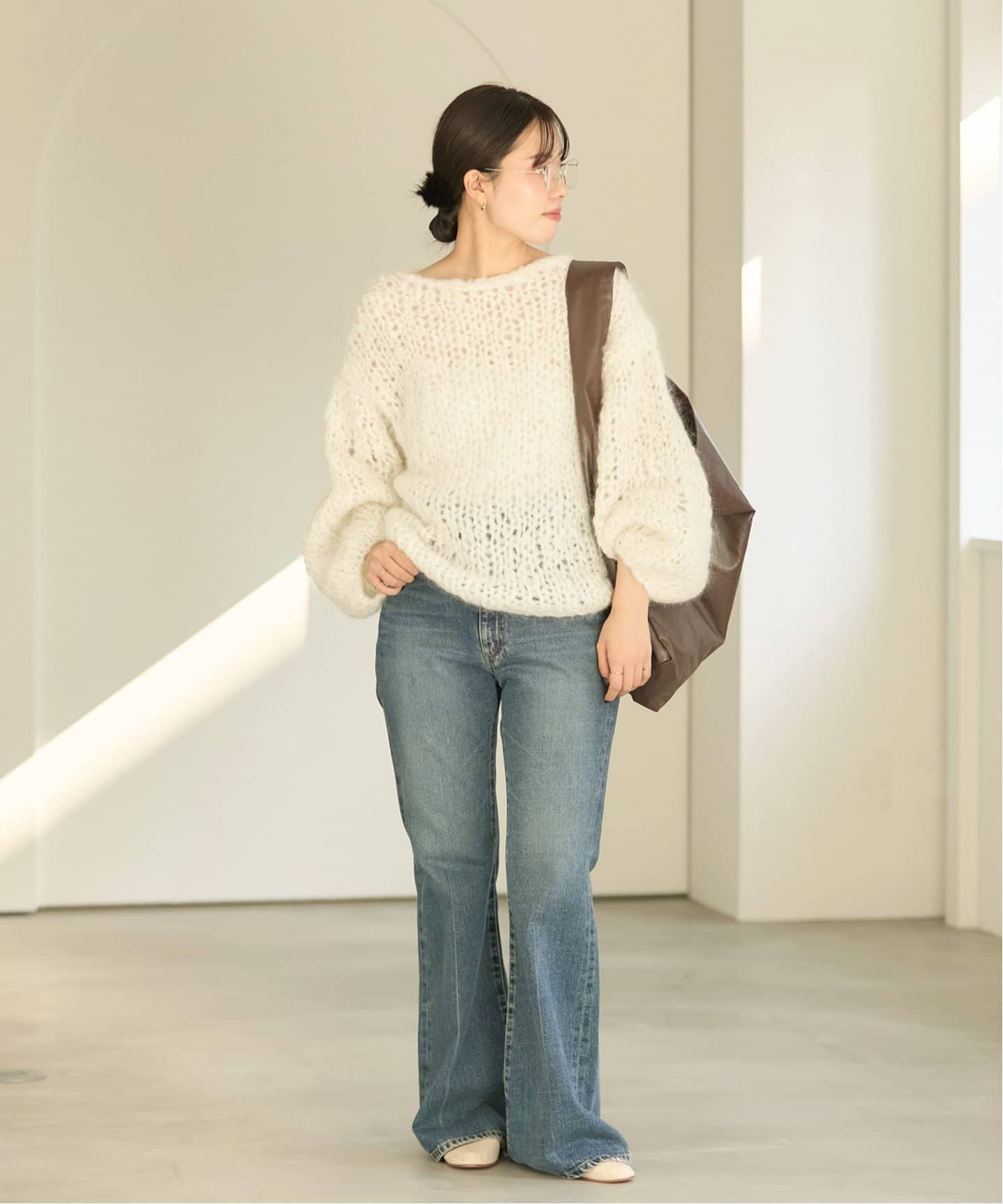 HAND KNIT ジャンボタム プルオーバー（ニット／セーター）｜Plage