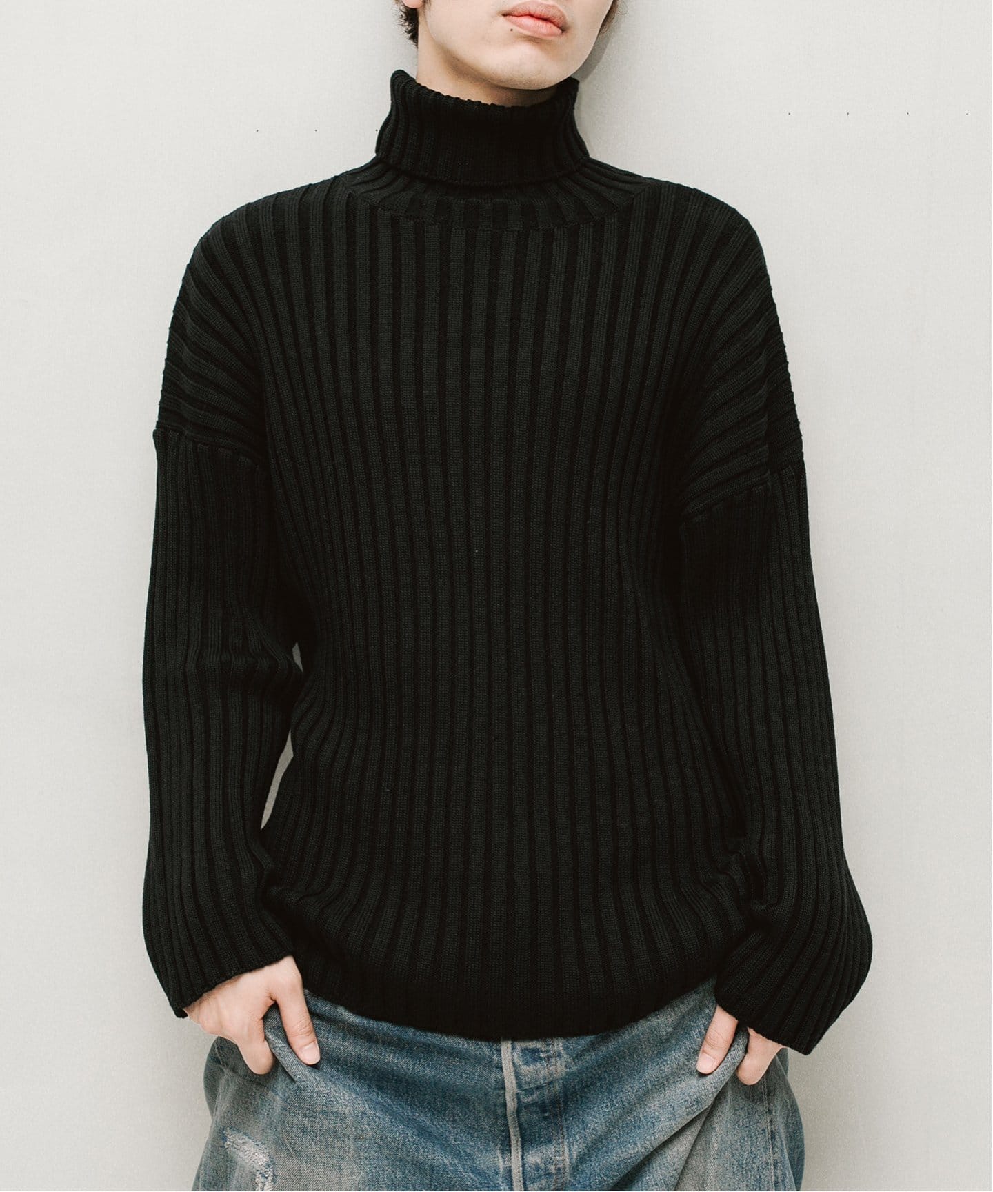 BATONER / バトナー】タートル ネック ニット（ニット／セーター）｜L