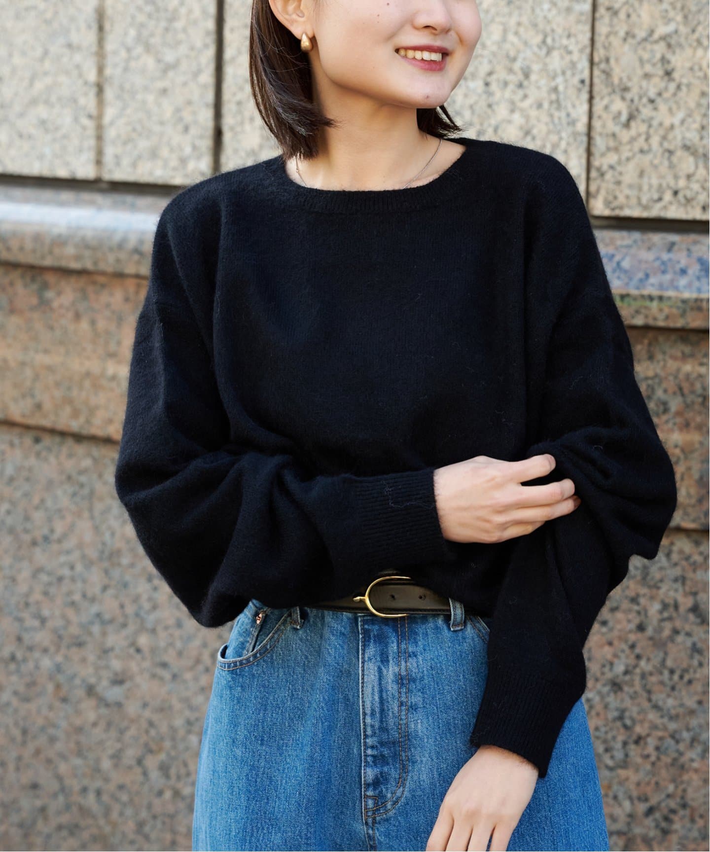 フォックスファーニットプルオーバー（ニット／セーター）｜OUTDOOR