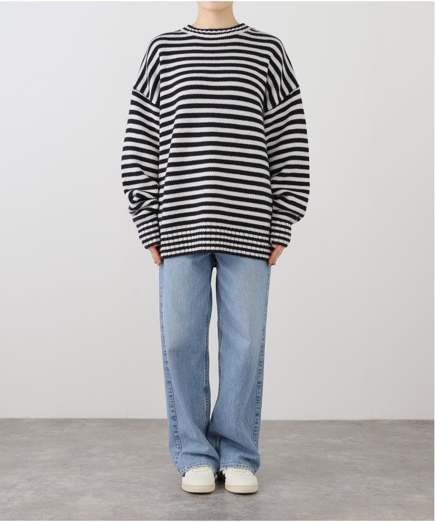 extreme cashmere/エクストリームカシミヤ loveryボーダー（ニット