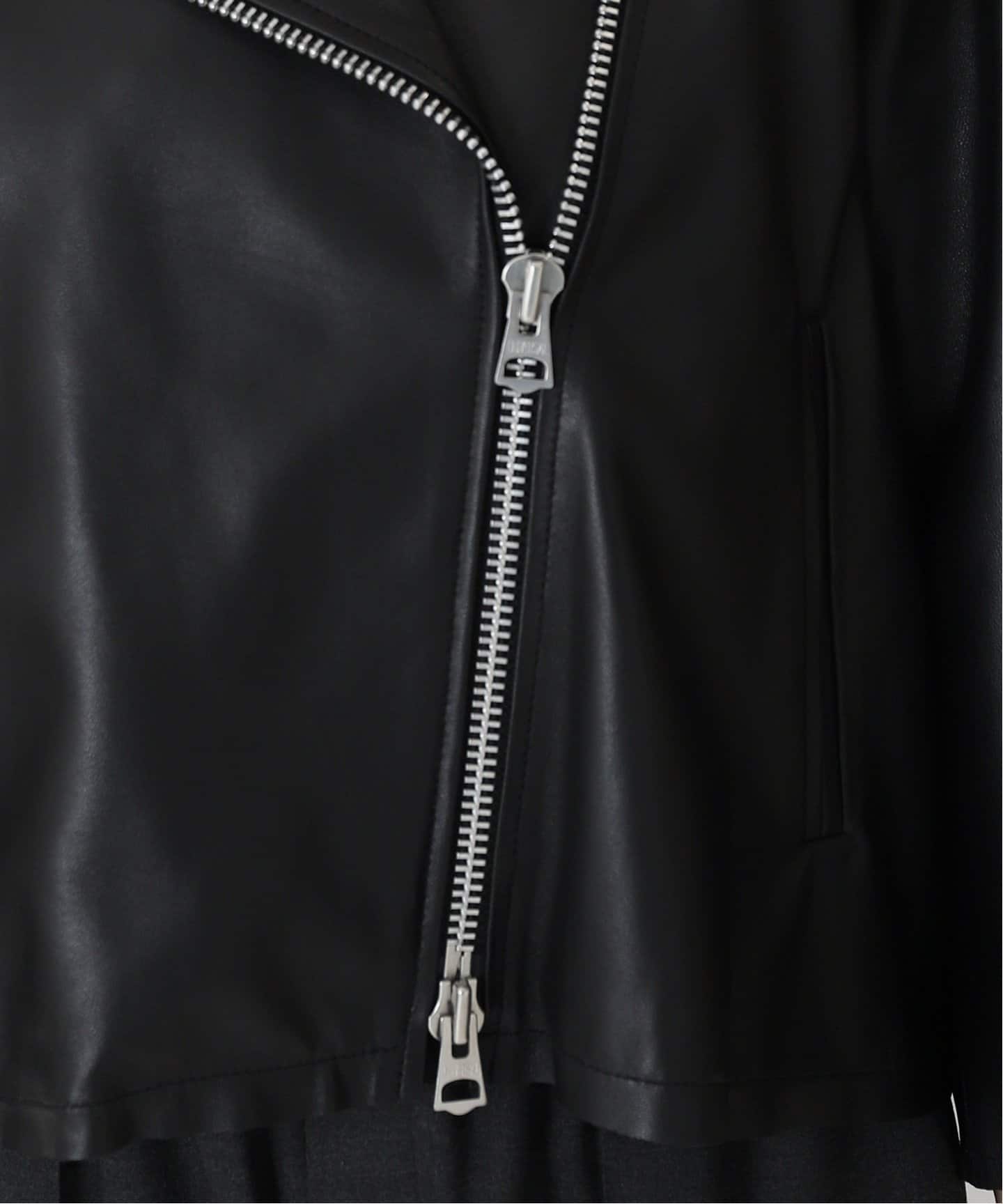 レザーショートライダースジャケット（レザージャケット）｜journal