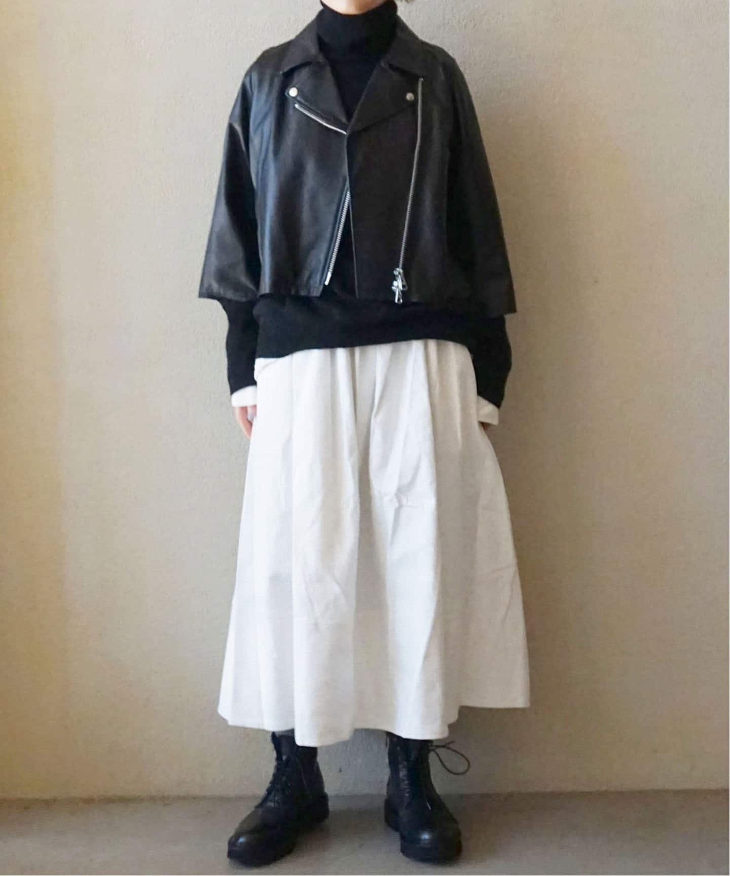 レザーショートライダースジャケット（レザージャケット）｜journal