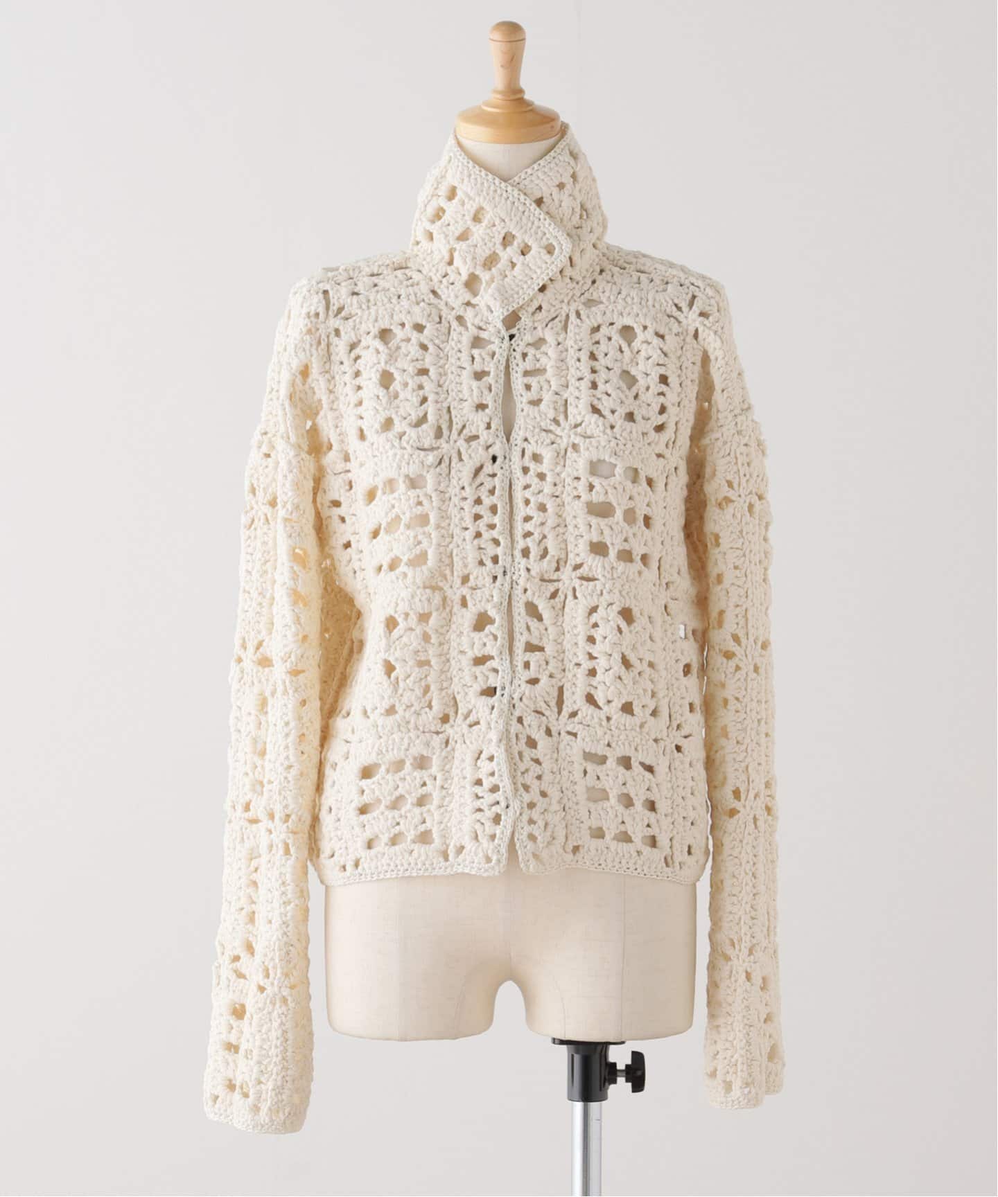 TODAYFUL / トゥデイフル】 Crochet Knit Shirts：ニット（ニット