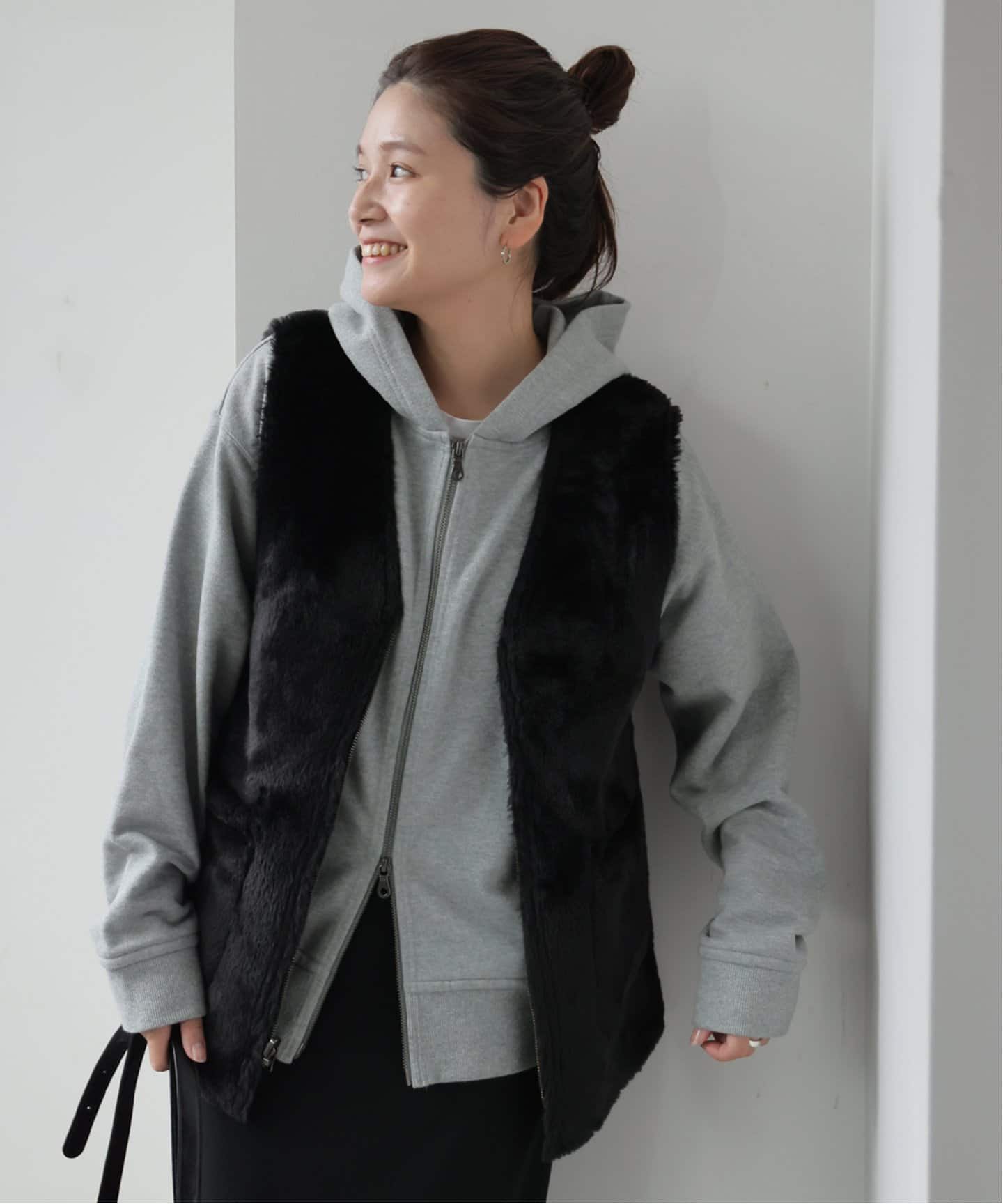 フェイクムートンリバーシブルベスト（ベスト）｜JOURNAL STANDARD