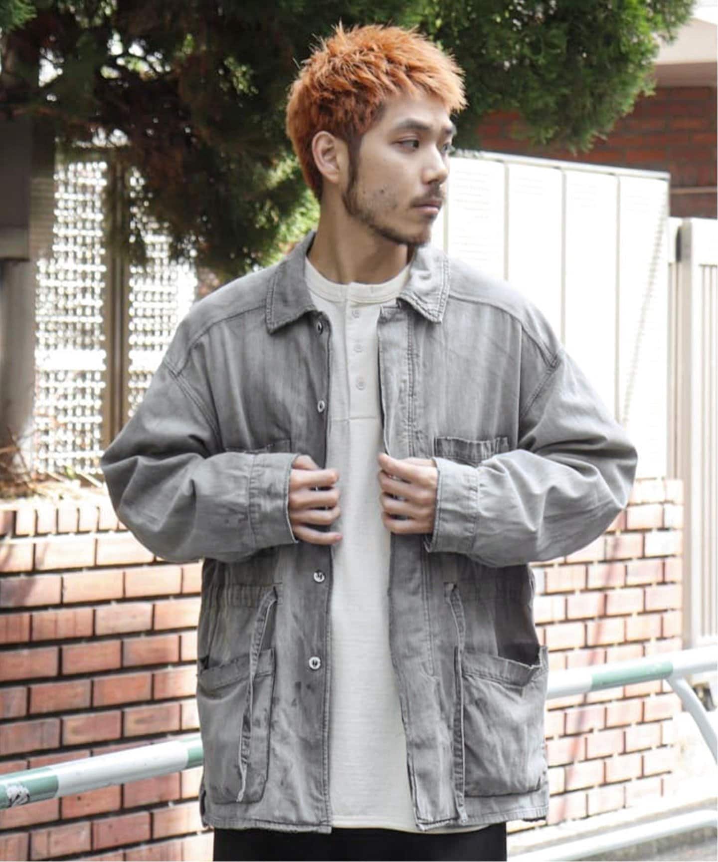 ANCELLM / アンセルム】AGING DENIM SHIRT JACKET（デニムジャケット