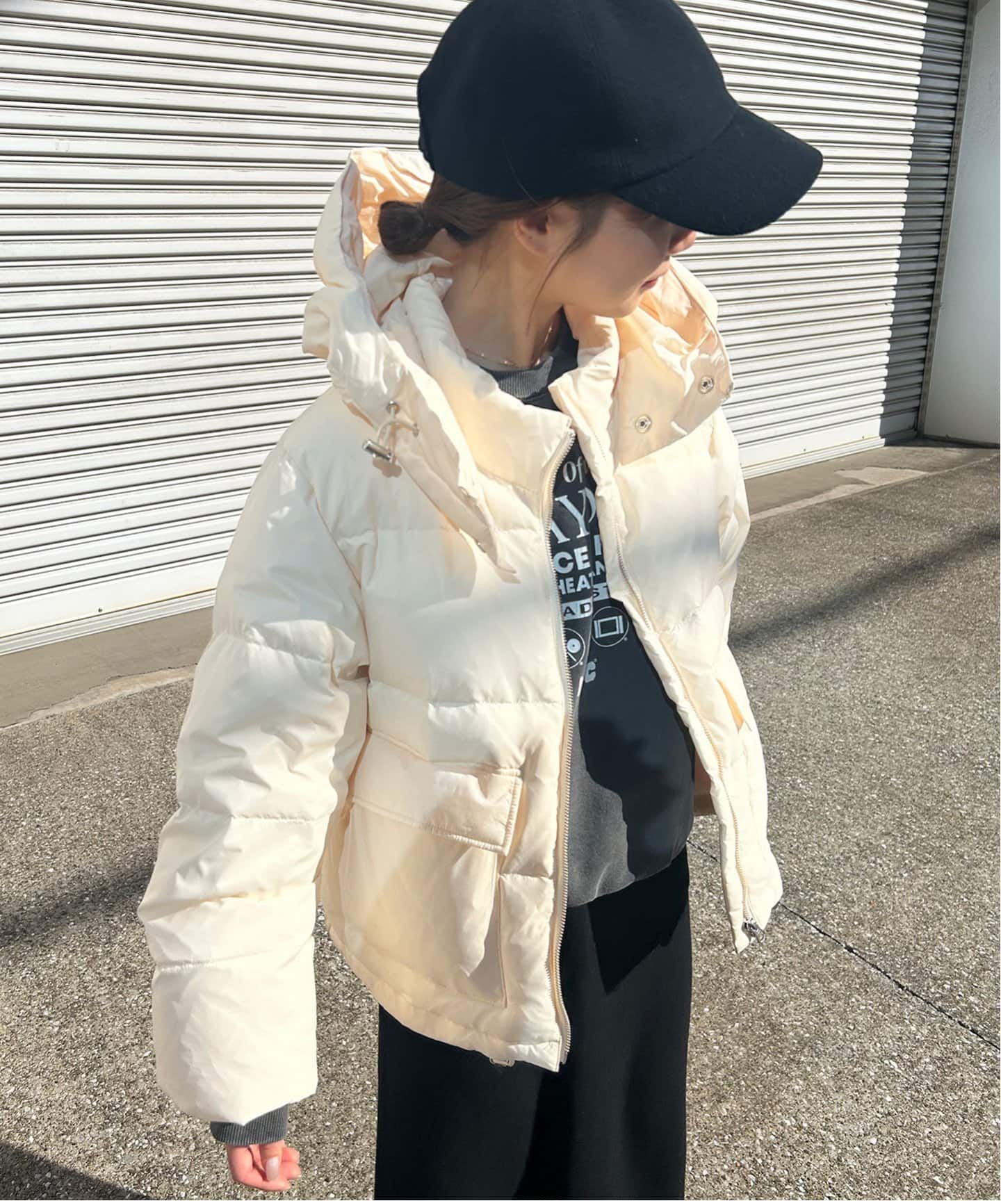 クロップドダウンブルゾン（ダウンジャケット）｜SLOBE IENA（スローブ