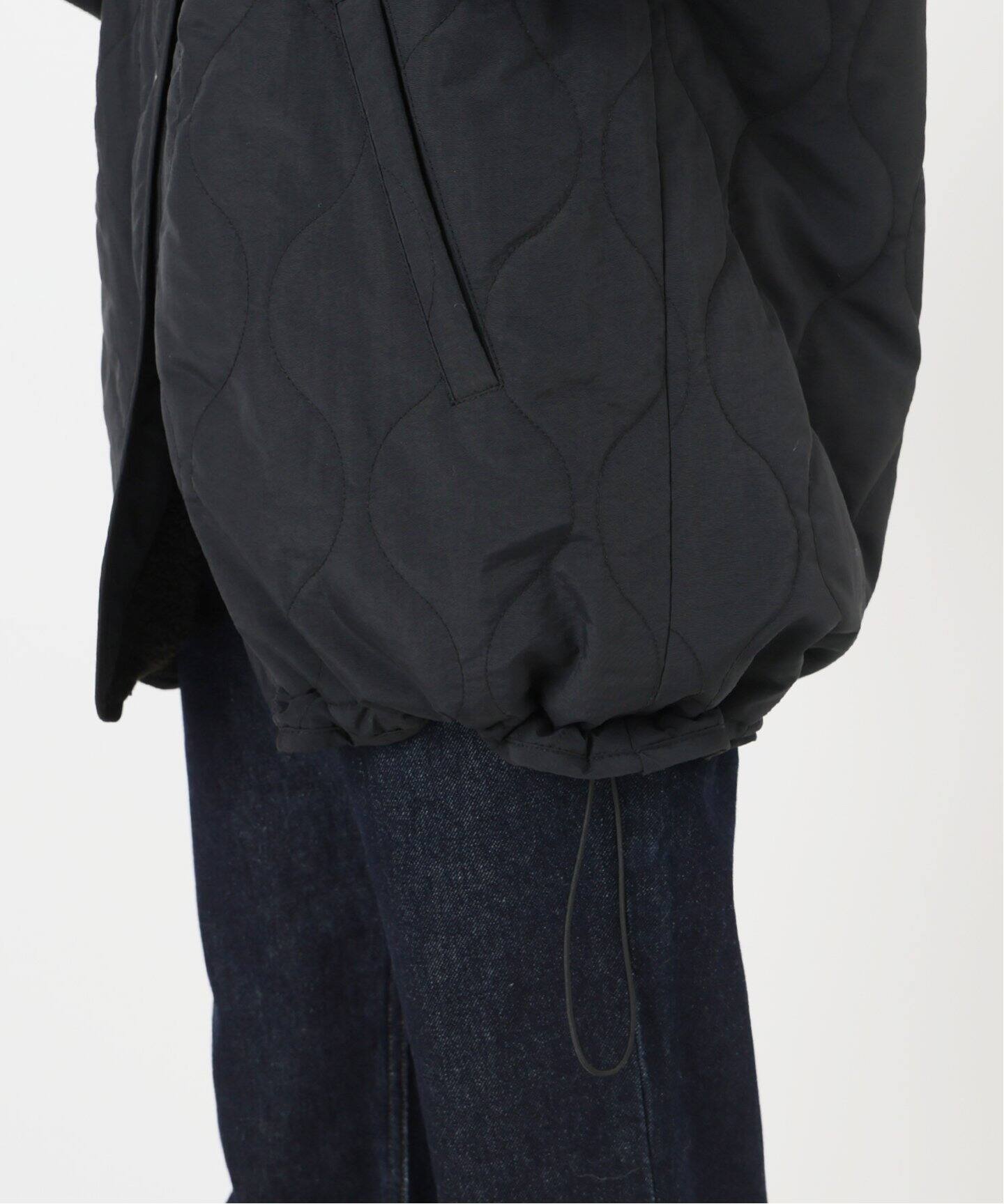 リバーシブルキルティングボアブルゾン（その他ブルゾン／アウター