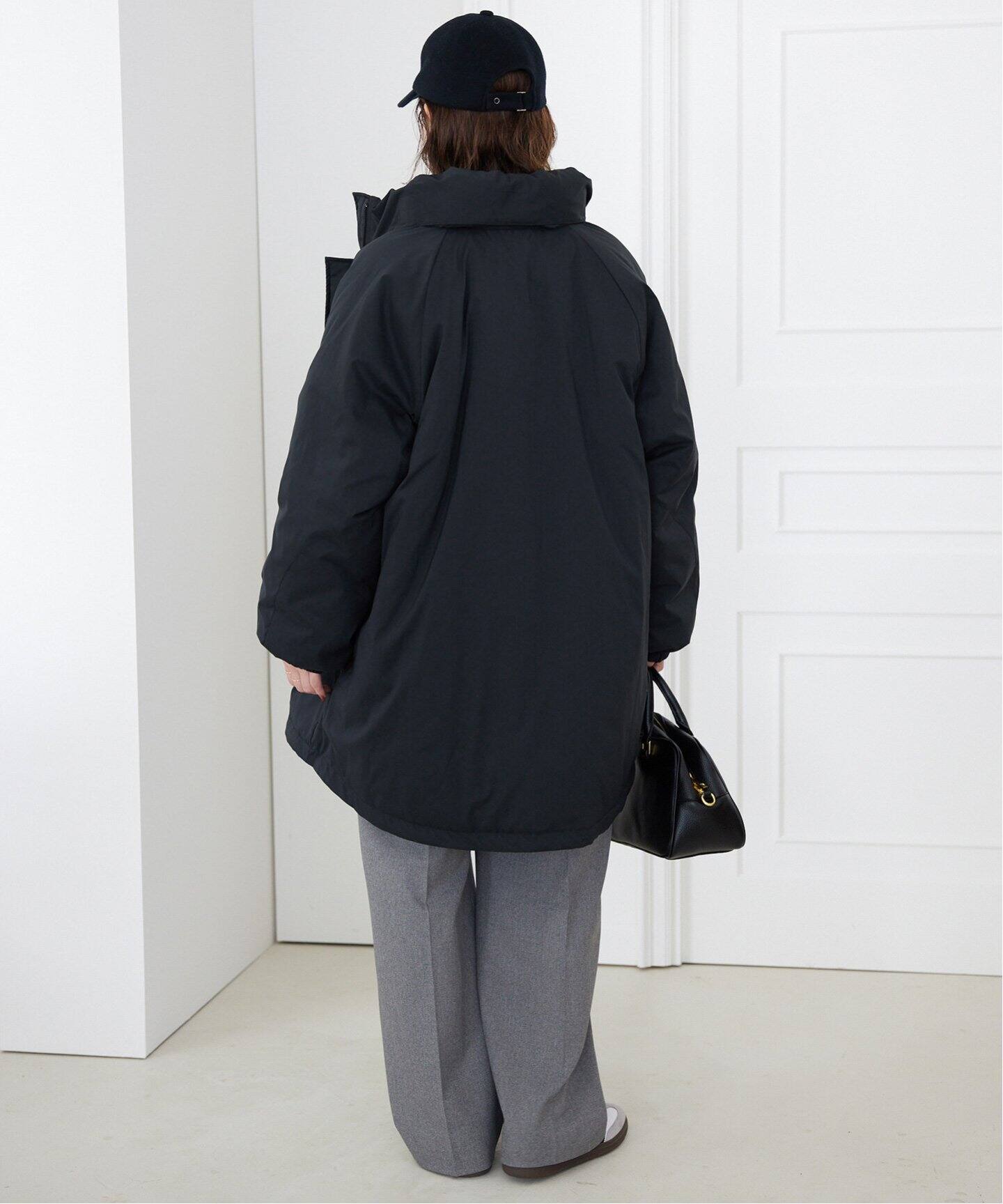 ウォッシャブル中綿モンスターパーカーブルゾン（中綿・キルティング