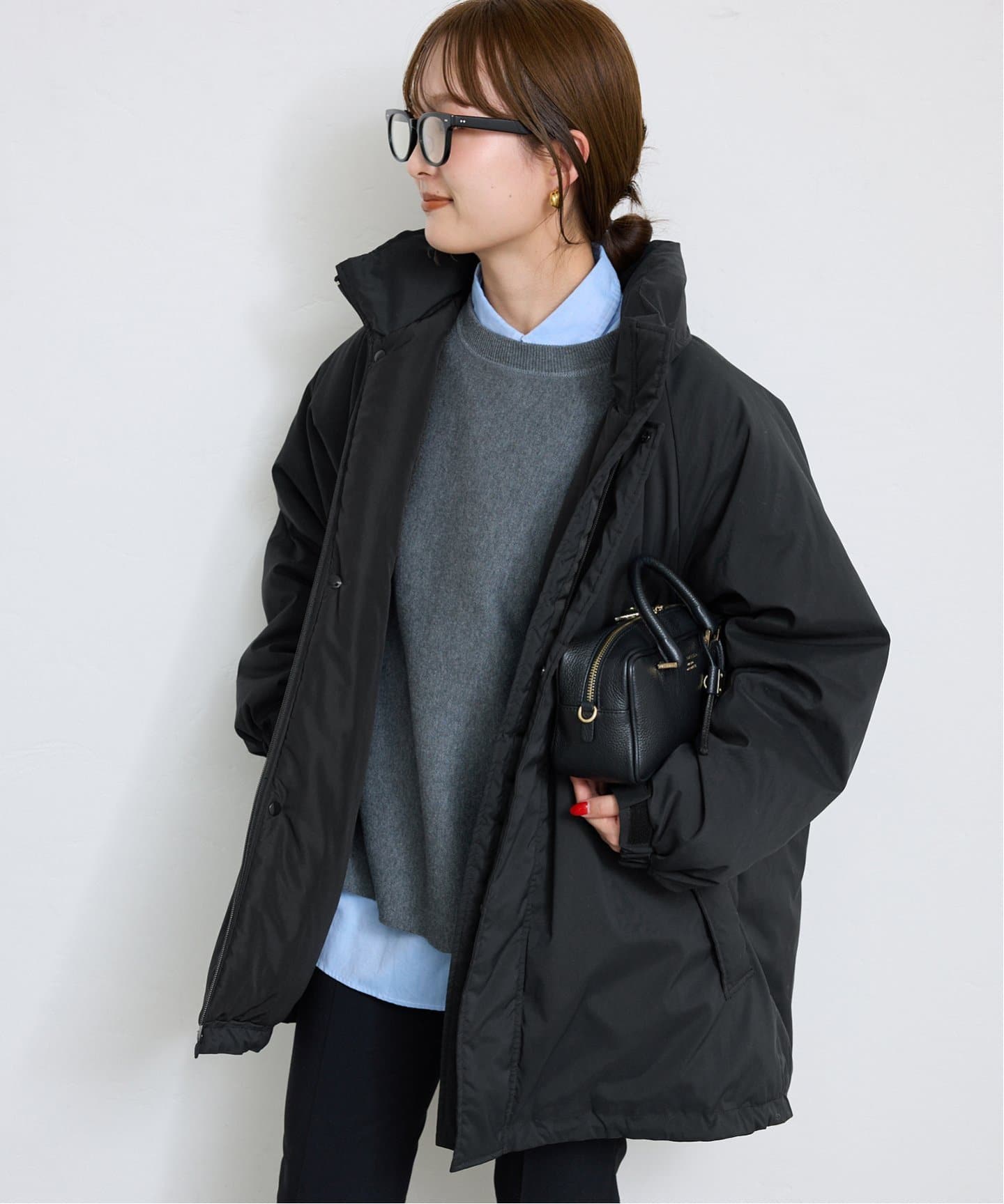 ウォッシャブル中綿モンスターパーカーブルゾン（中綿・キルティング