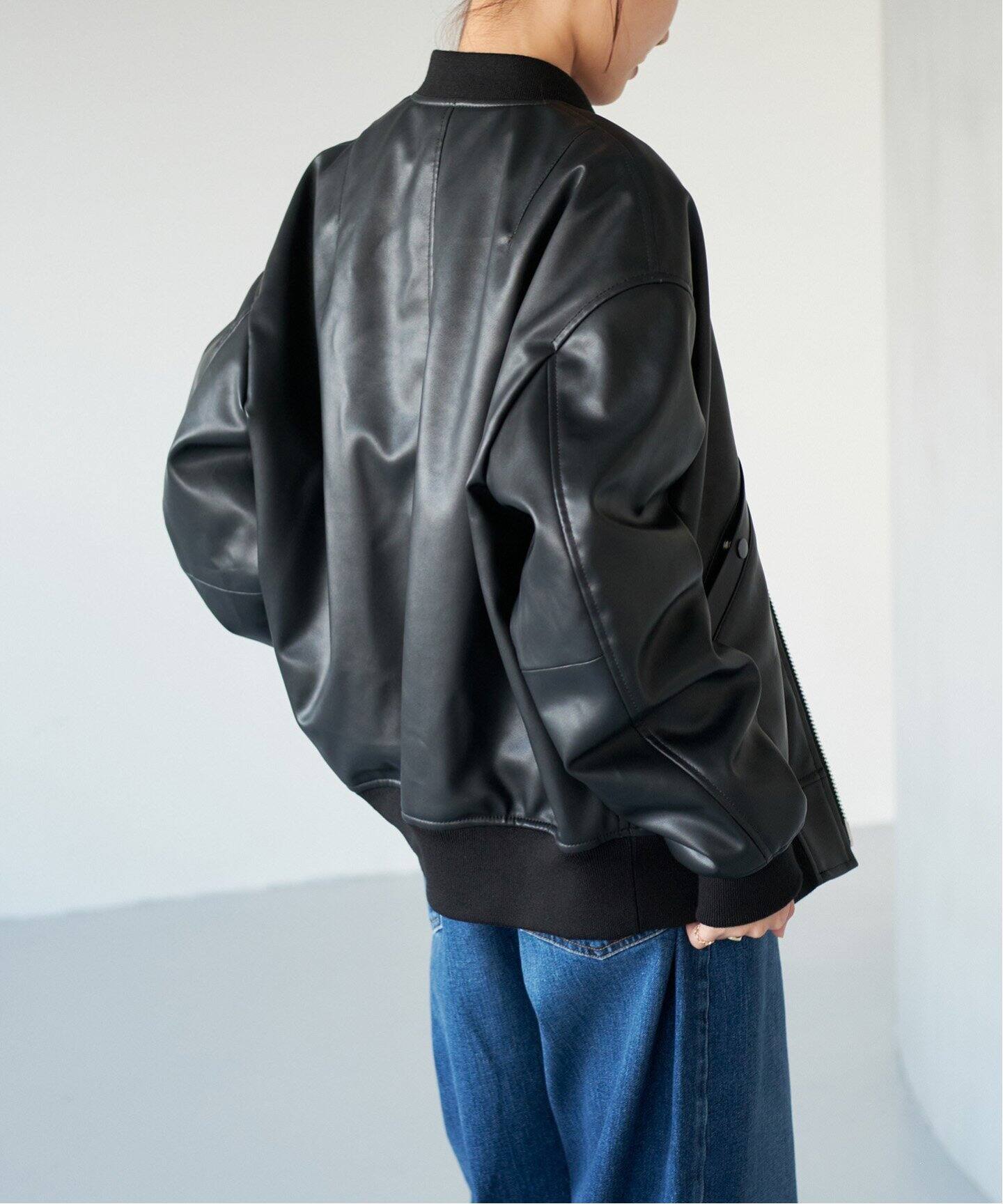 LOT/SMPL-012 MA-1（レザージャケット）｜Spick and Span（スピック