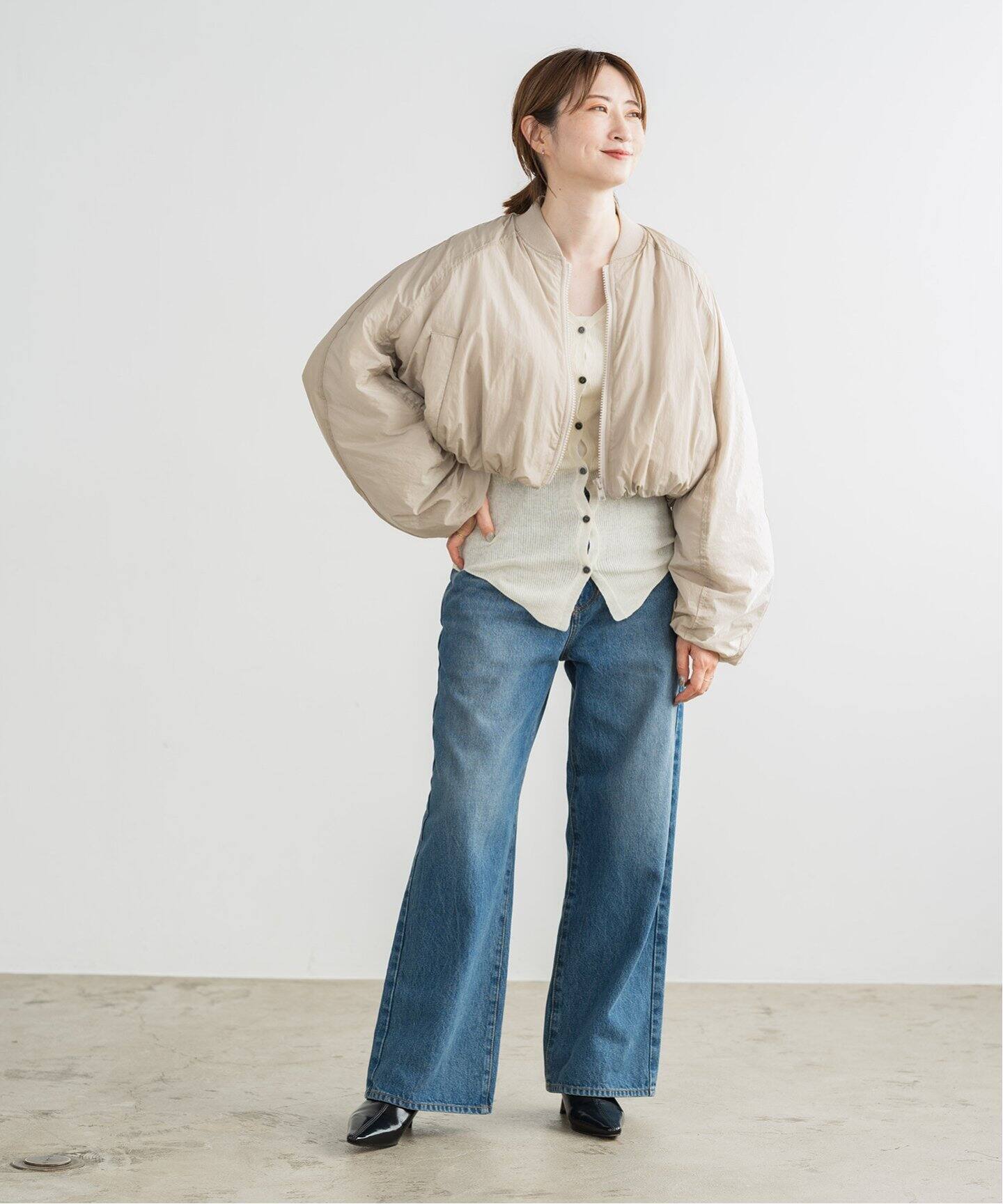 中綿バルーンショートブルゾン（中綿・キルティング）｜Spick and Span