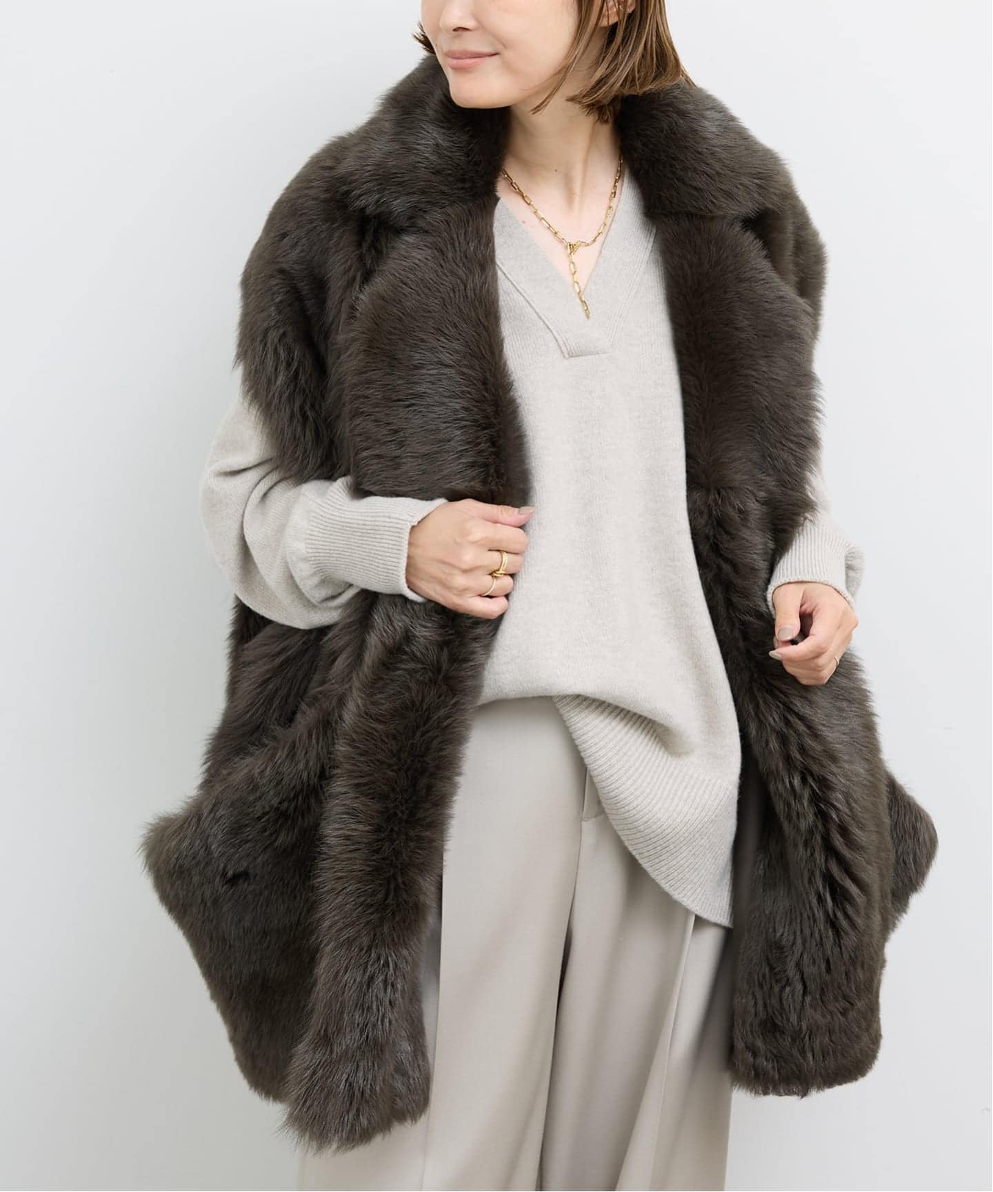 BLANCHA/ブランカ】SHEARLING VEST（ベスト）｜Deuxieme Classe
