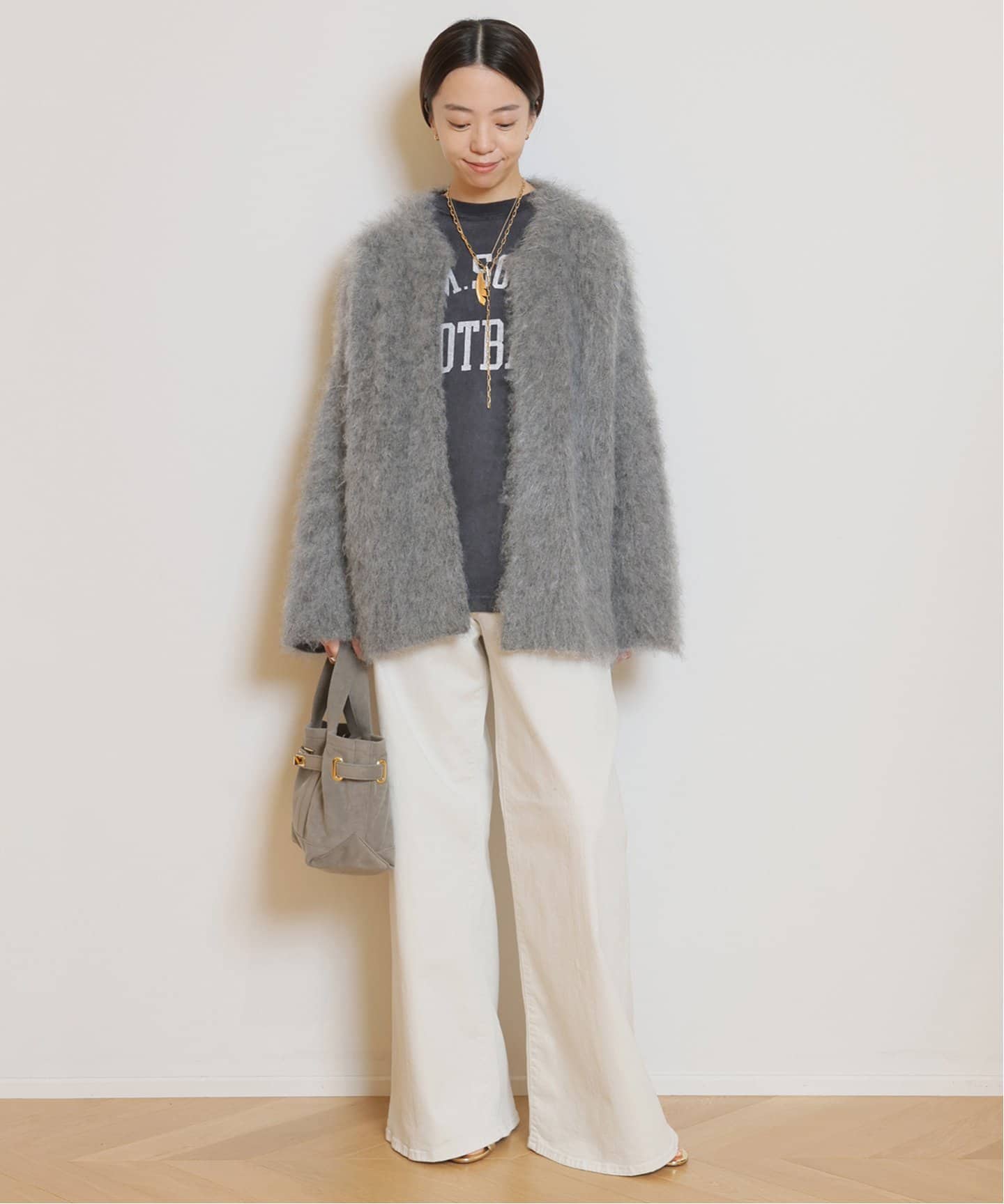 PORTMIX クルーネック カーディガン（カーディガン）｜MUSE de