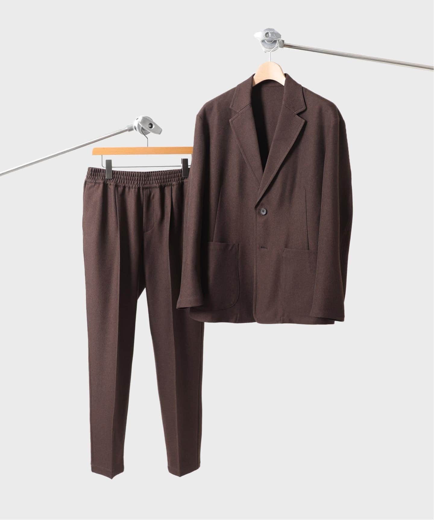 セットアップ 2点セット】WOOLLIKE LAIDBACK SUITS（スーツ