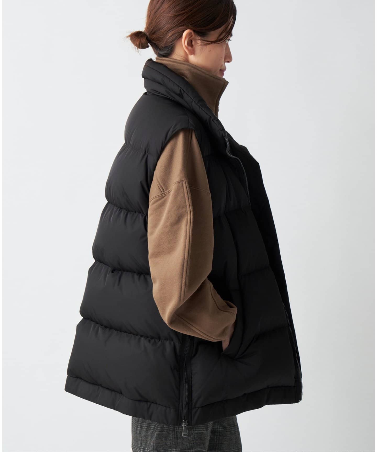 LOU ANDREA/ルーアンドレア 2WAY DOWN VEST ダウンベスト（ベスト