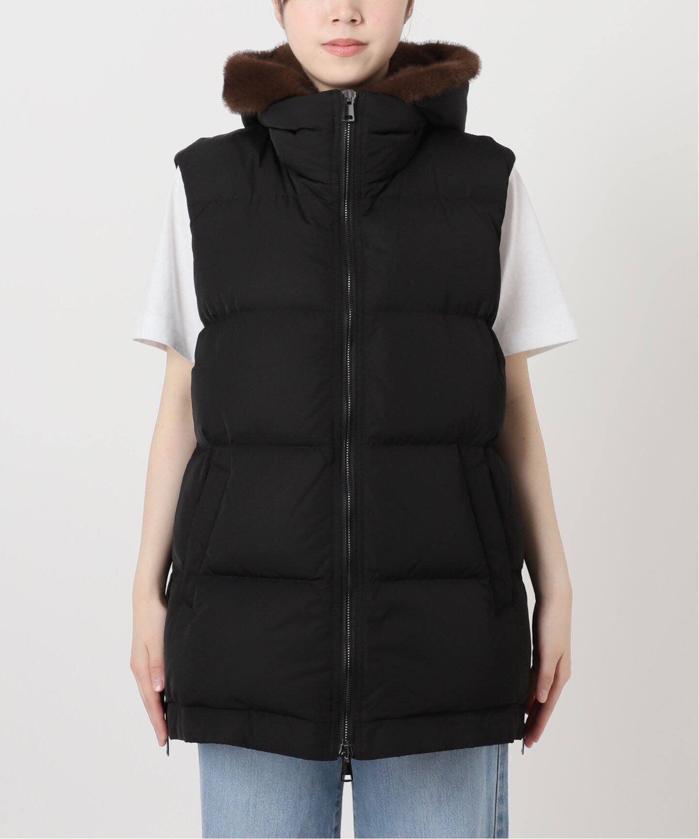 LOU ANDREA/ルーアンドレア 2WAY DOWN VEST ダウンベスト（ベスト