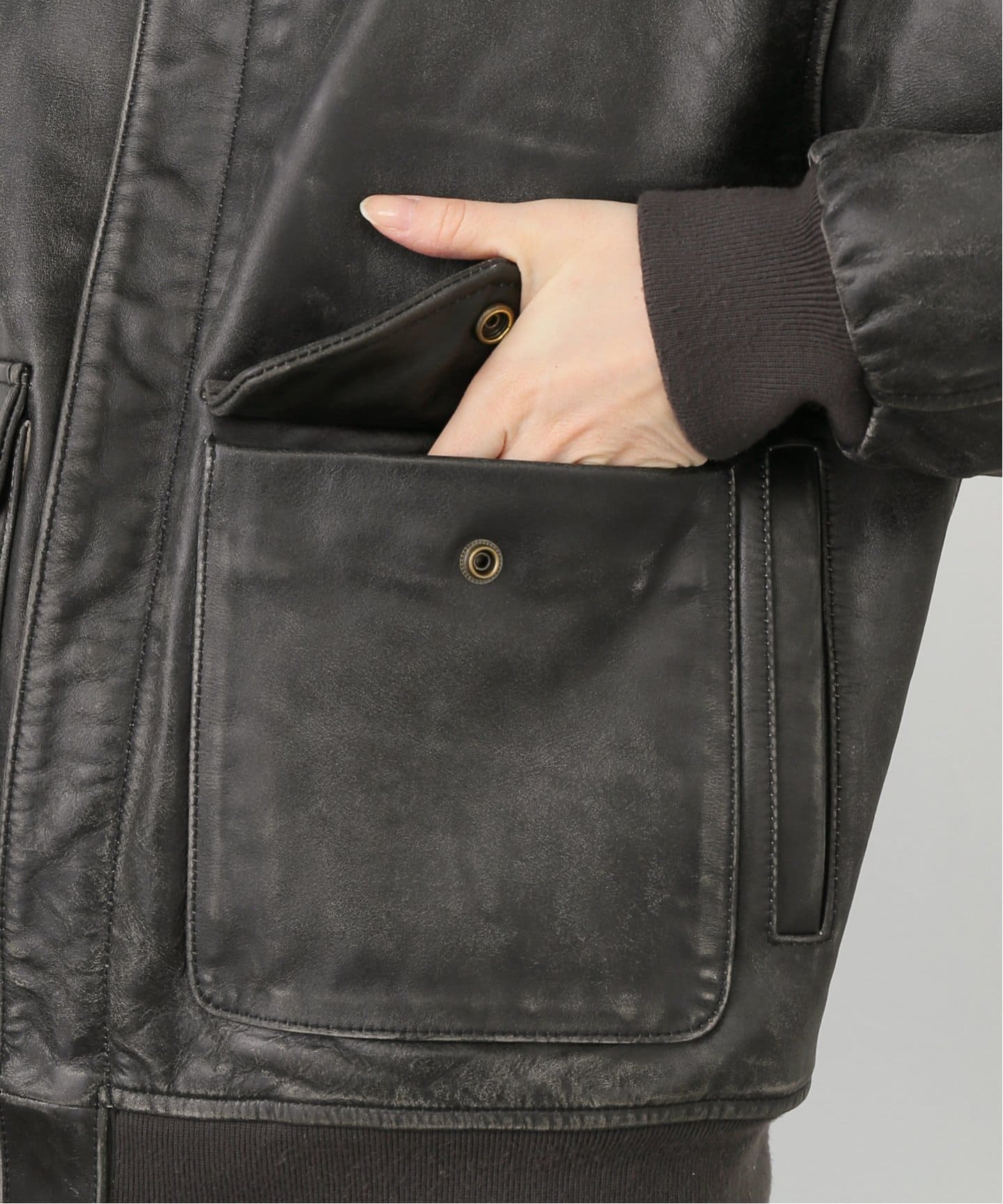 GLOWNY/グロウニー AIR FORCE LEATHER JACKET 2（レザージャケット