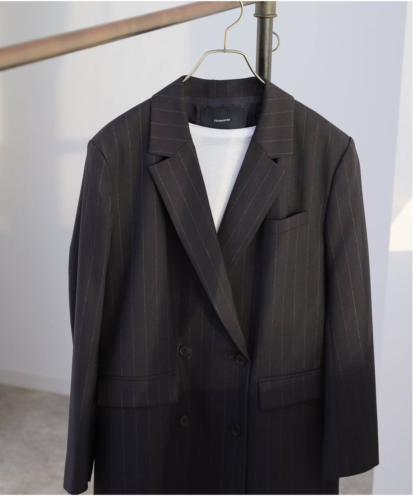 ウールダブルブレストジャケット（テーラードジャケット）｜FRAMeWORK