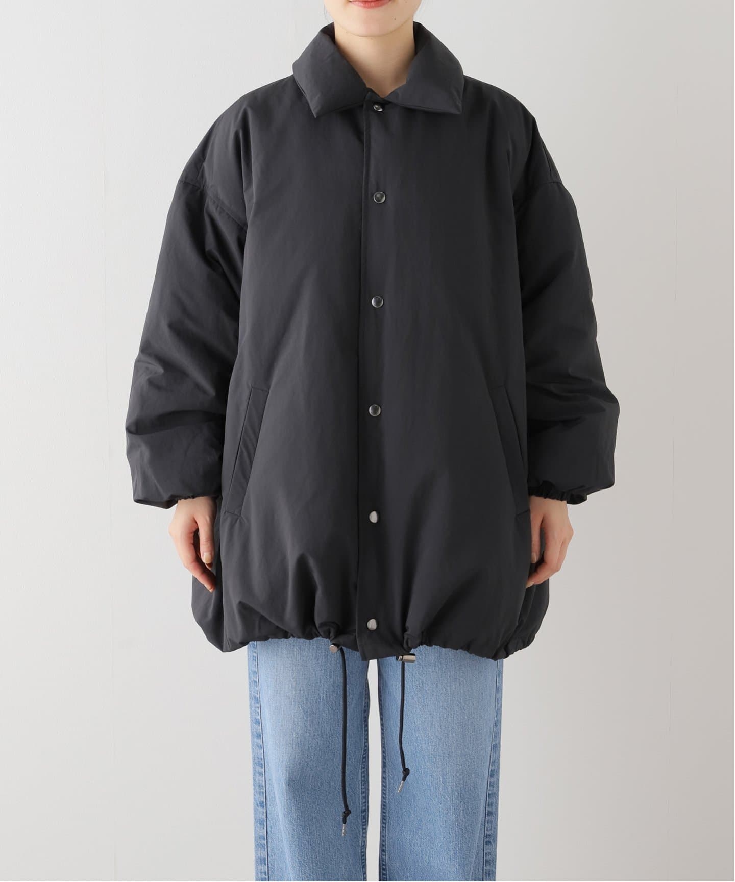 CALUX/キャラクス】 PUFFER COACH JACKET（ダウンジャケット
