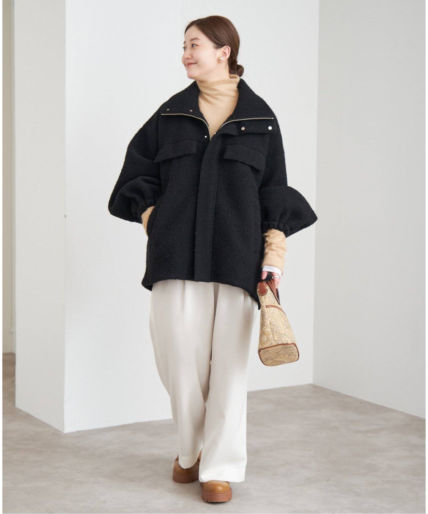 プードルボンディングブルゾンコート（その他ブルゾン／アウター