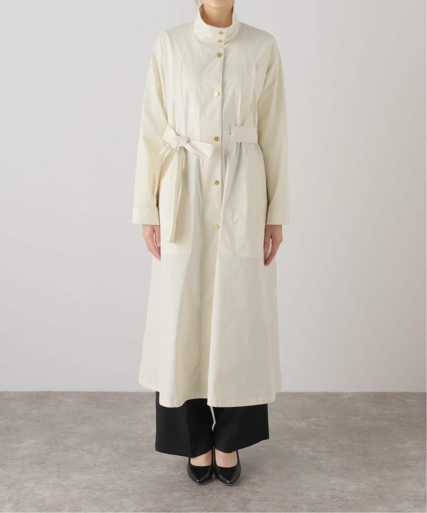 スタンドカラードレスコート（トレンチコート）｜NOBLE（ノーブル）の