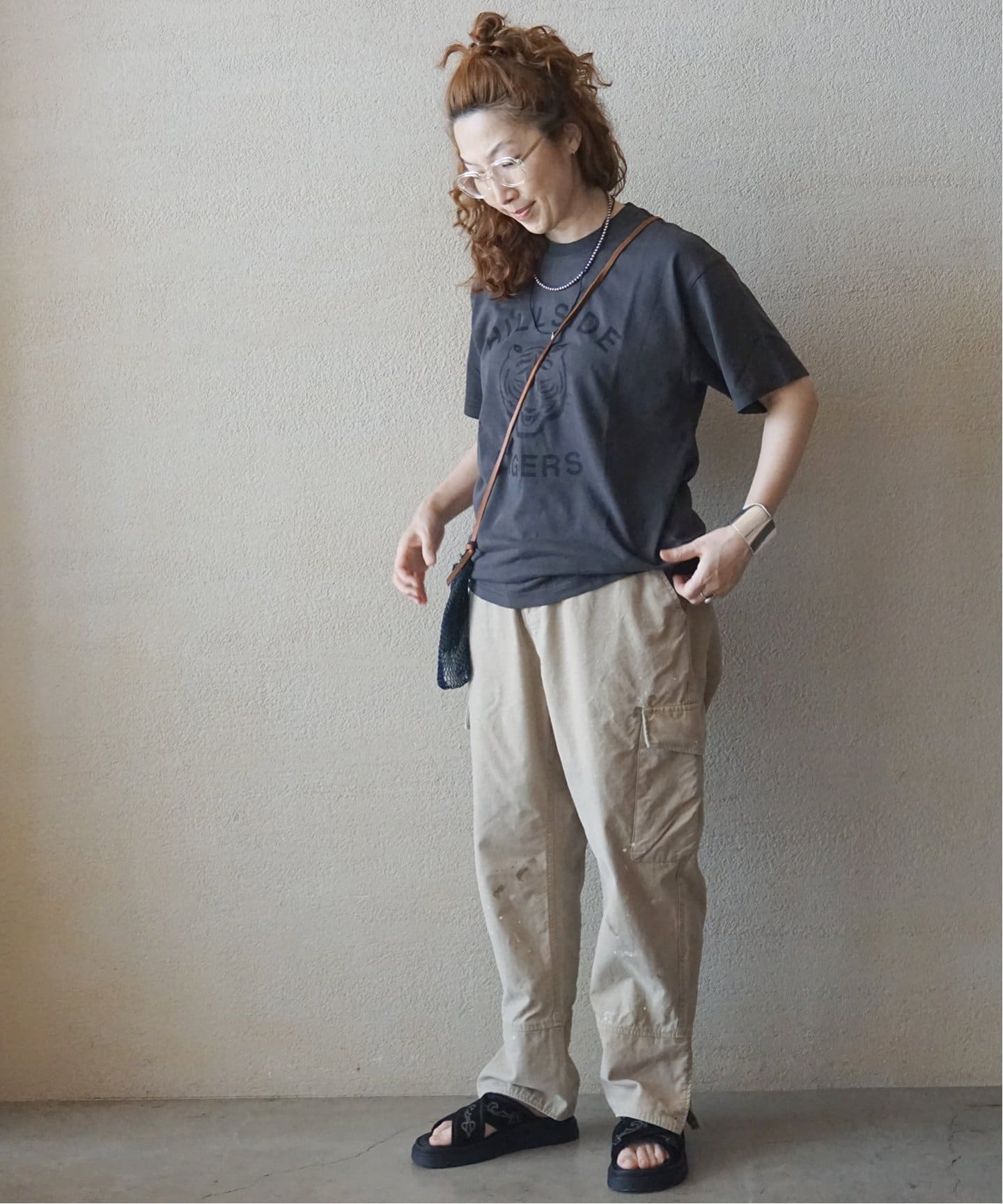 バックサテン ミリタリーパンツ（カーゴパンツ）｜journal standard