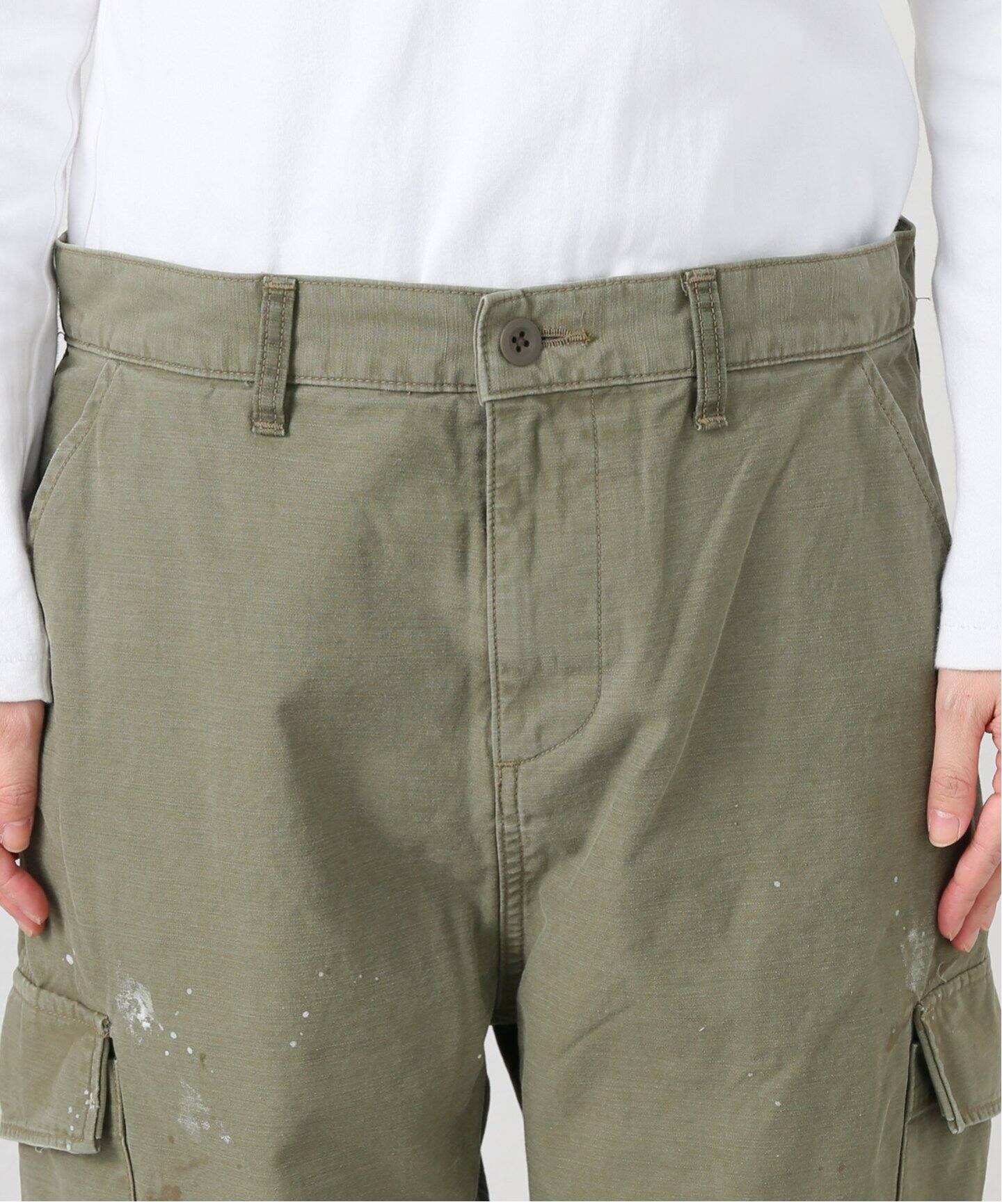 バックサテン ミリタリーパンツ（カーゴパンツ）｜journal standard