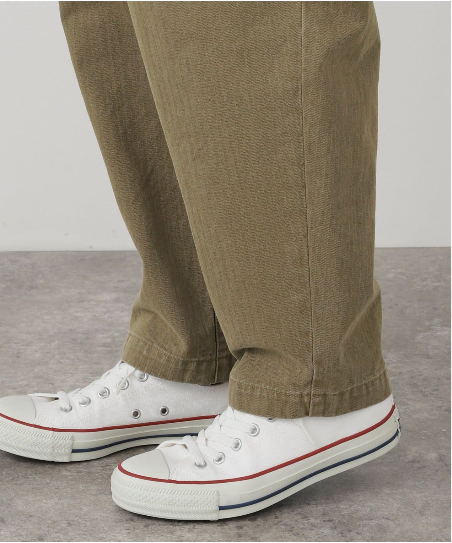 ヴィンテージヘリンボン ミリタリータックパンツ（その他パンツ