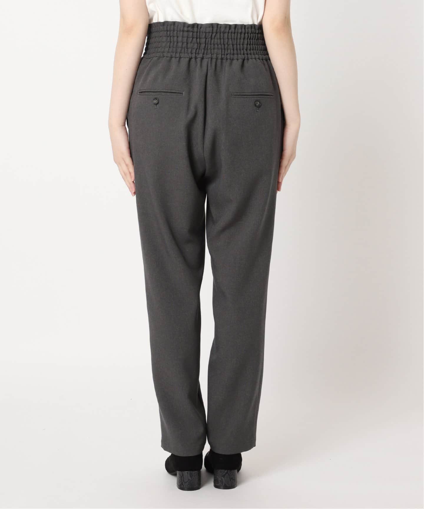 ウールライクストレッチイージーテーパードパンツ（その他パンツ