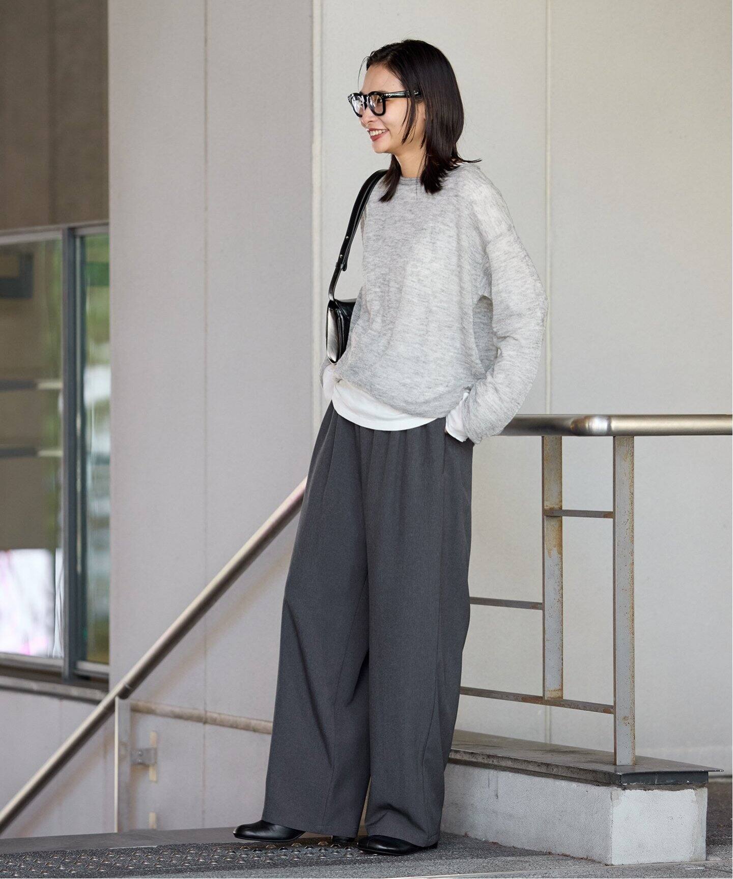 追加》ウールライクストレッチワイドパンツ（その他パンツ）｜JOURNAL