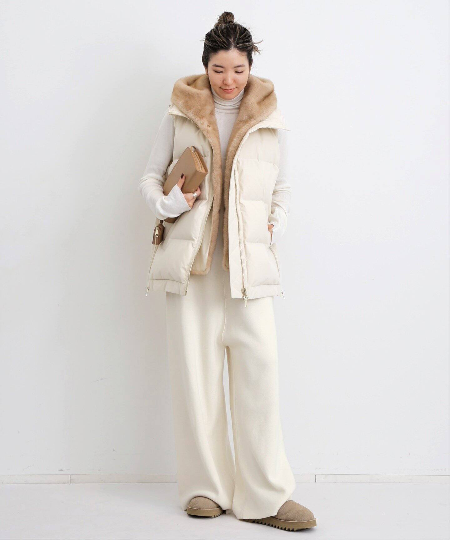 louren ローレンtrench collar jumpsuit