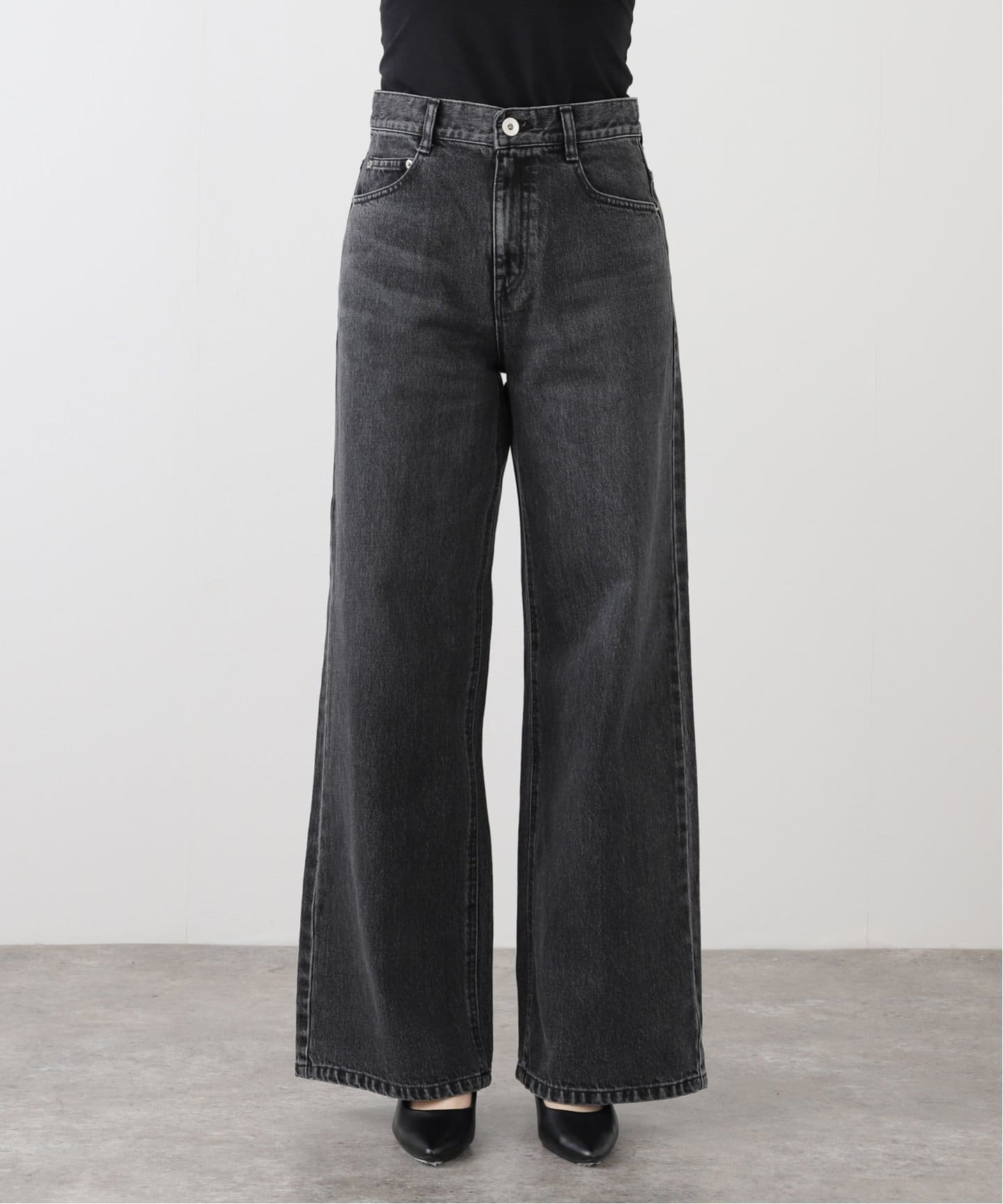 Loose Jeans (GRAY)（デニムパンツ・ジーンズ）｜Deuxieme Classe