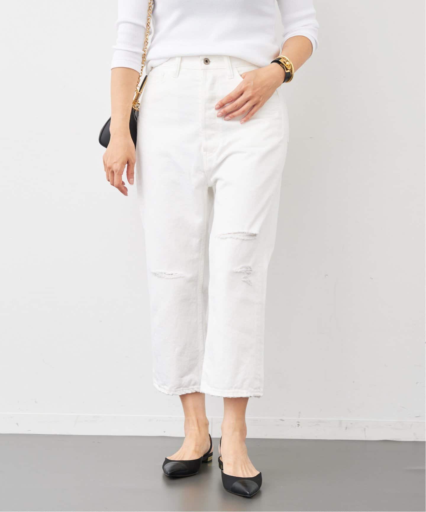 MADISONBLUE / マディソンブルー】CRASHED SAROUEL PANTS DENIM