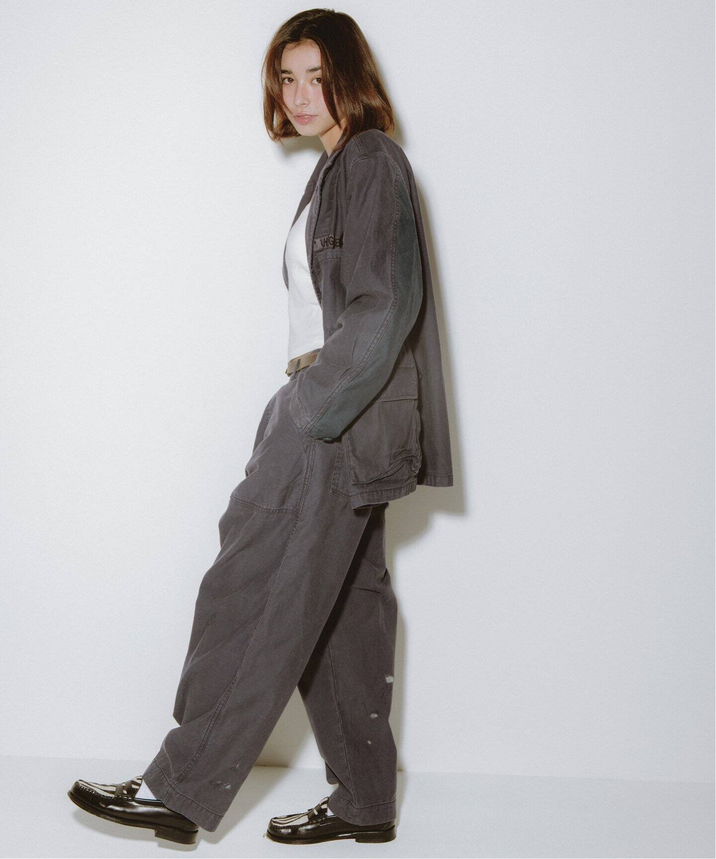 東野デニム × JOURNAL STANDARD / BACK SATIN BAKER（カーゴパンツ