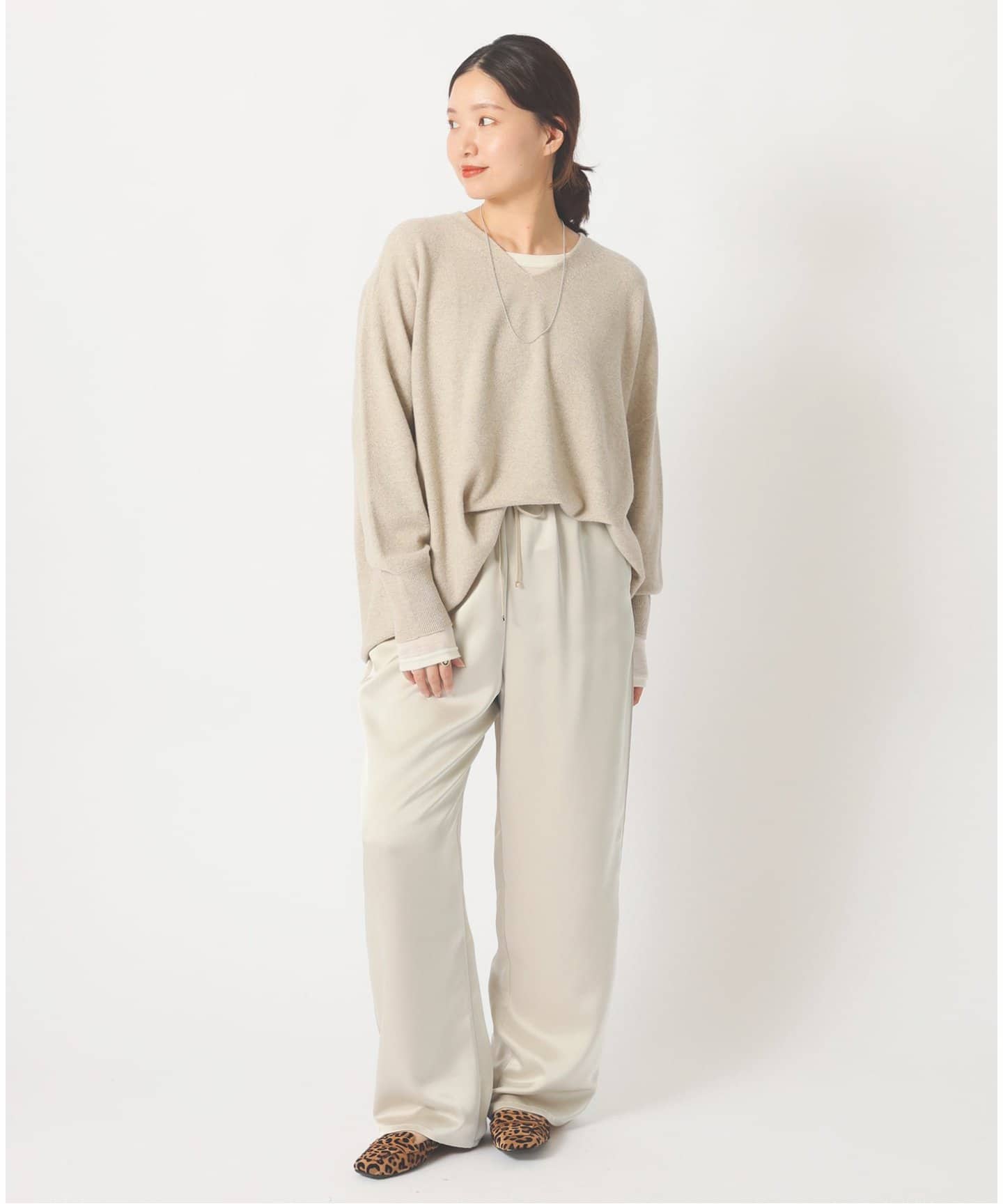 ダブルサテン リラックスパンツ（その他パンツ）｜IENA（イエナ）の