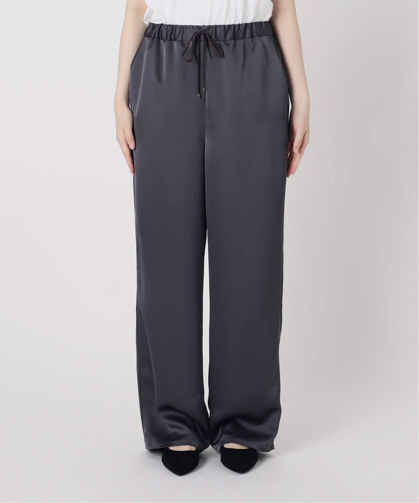 ダブルサテン リラックスパンツ（その他パンツ）｜IENA（イエナ）の