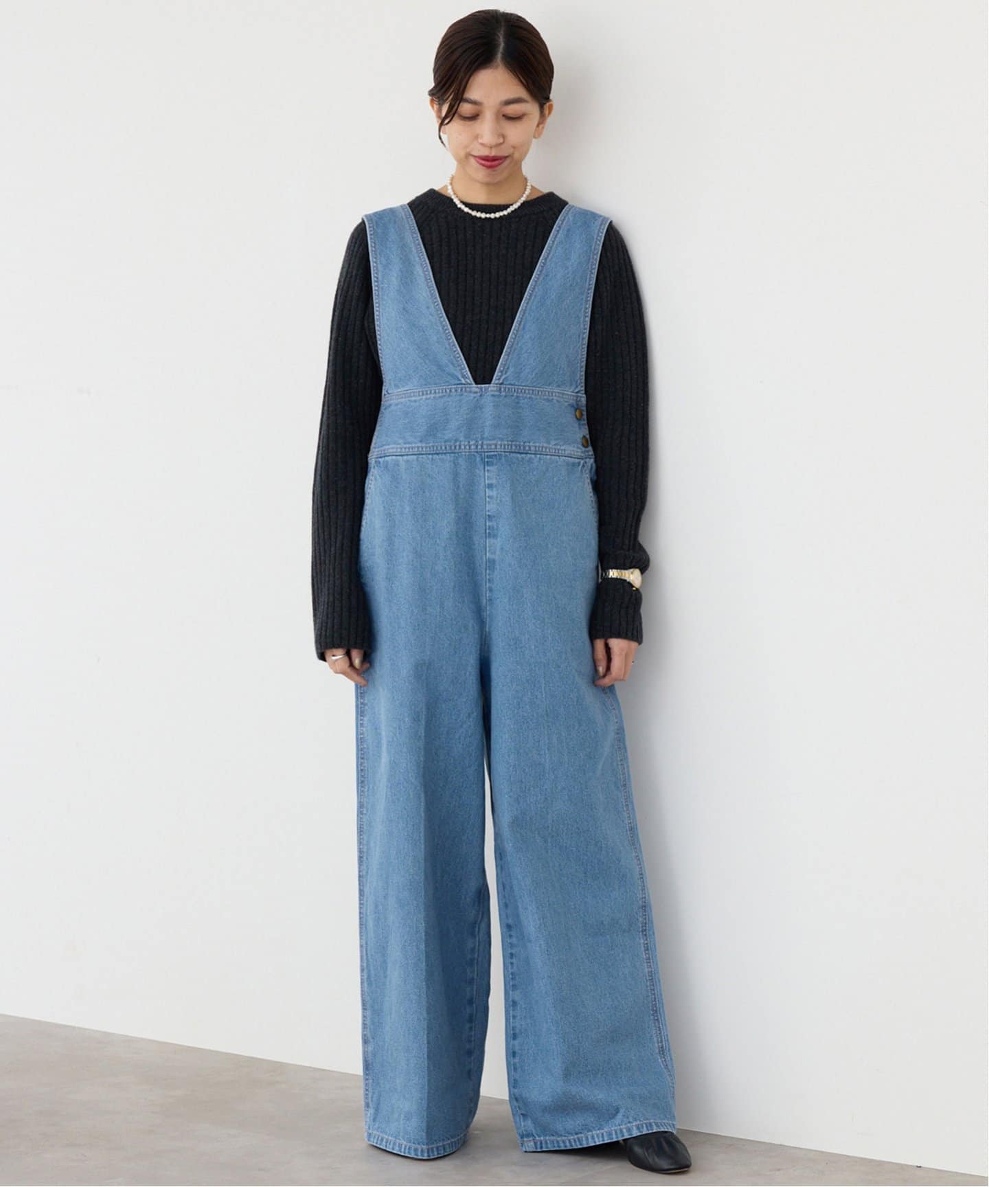 CURRENTAGE/カレンテージ 別注 デニムオールインワン（つなぎ