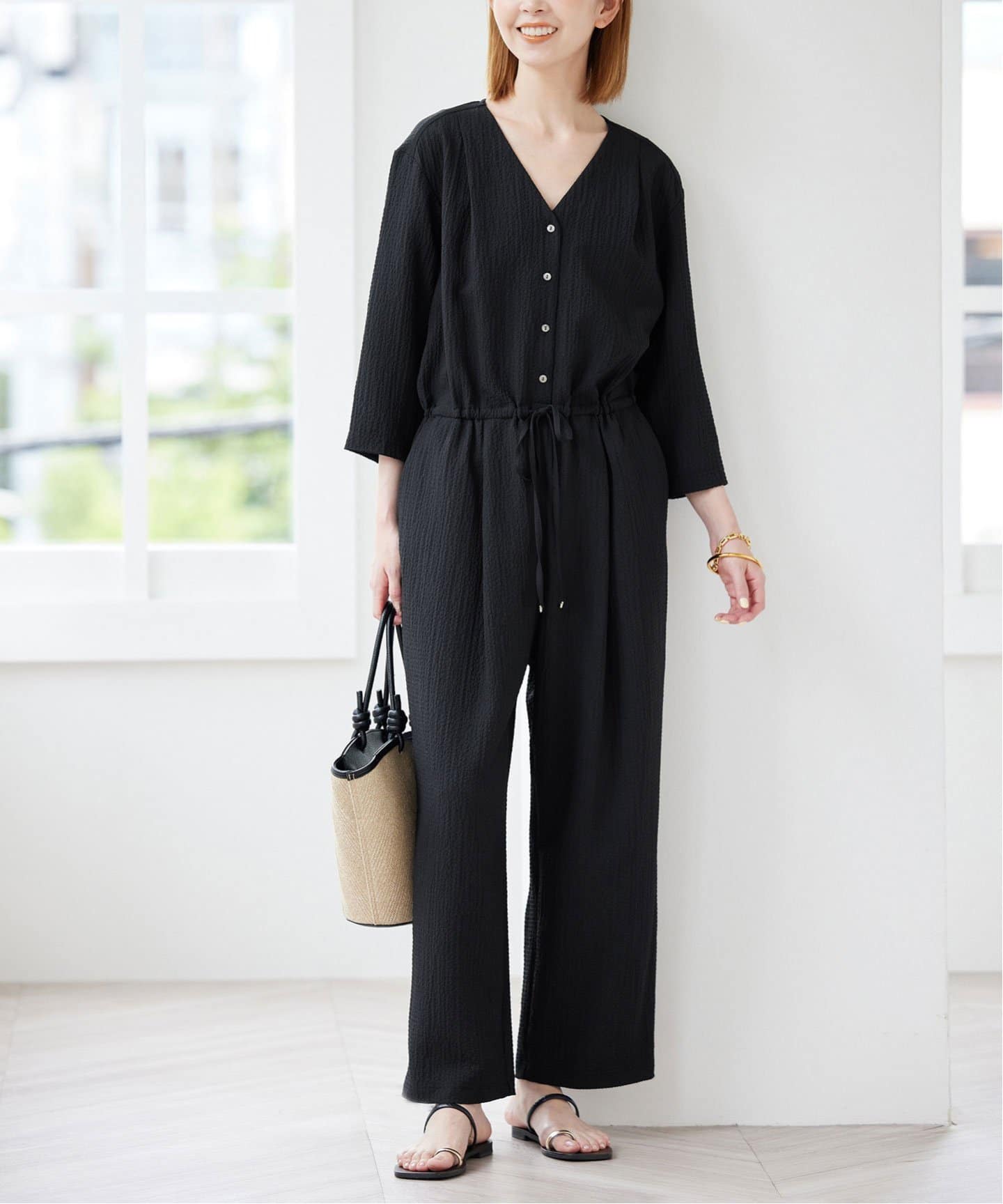 WEB限定/追加》リラックスオールインワン（つなぎ／オールインワン