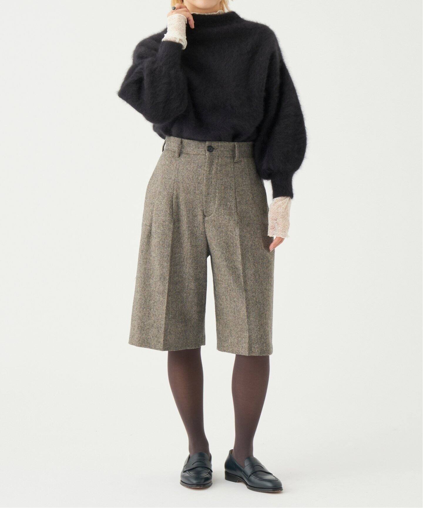 IENA LA BOUCLE MOON ツイードショートパンツ（ショート・ハーフパンツ