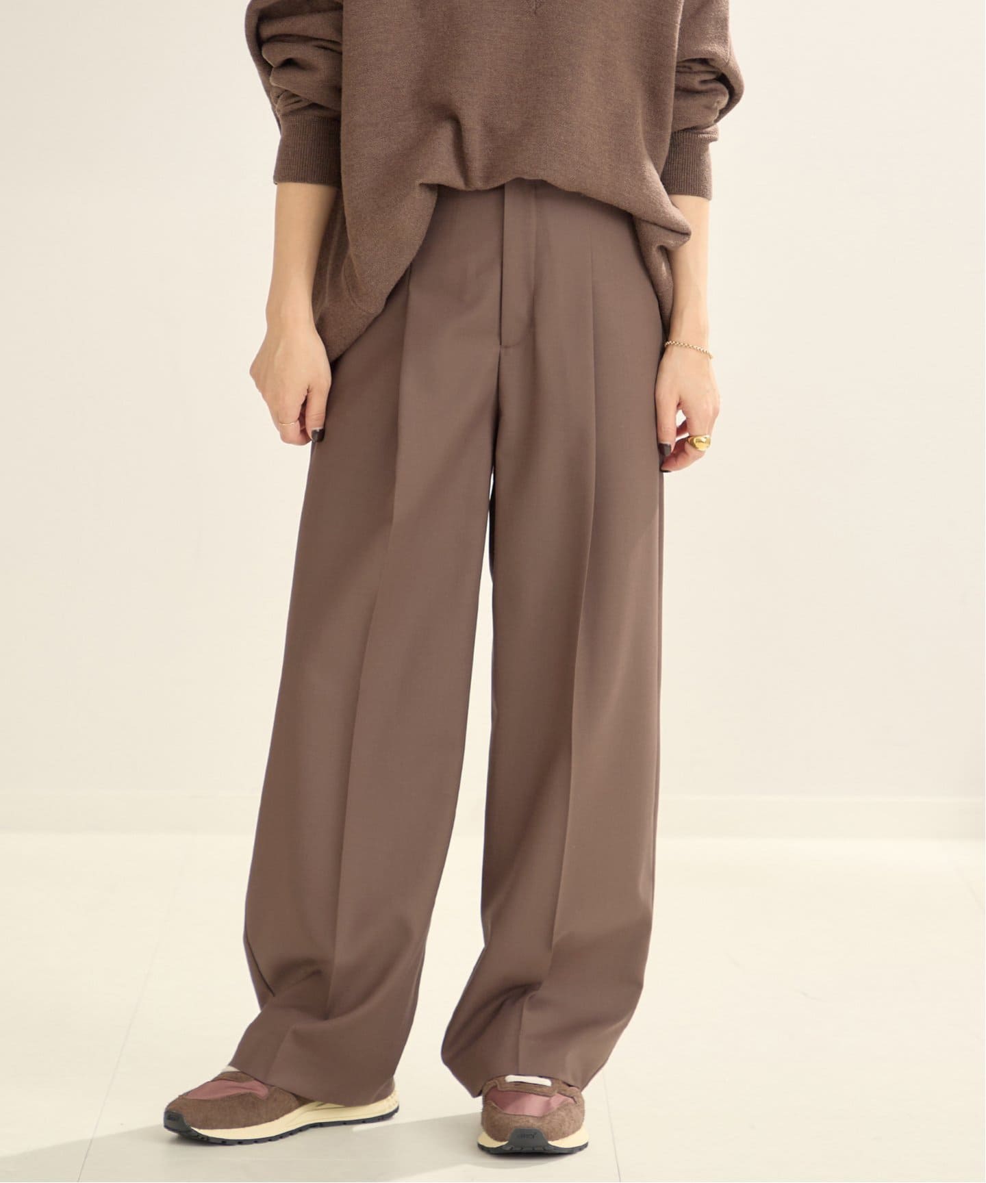 R'IAM タックワイドパンツ（スラックス）｜Plage（プラージュ）の通販