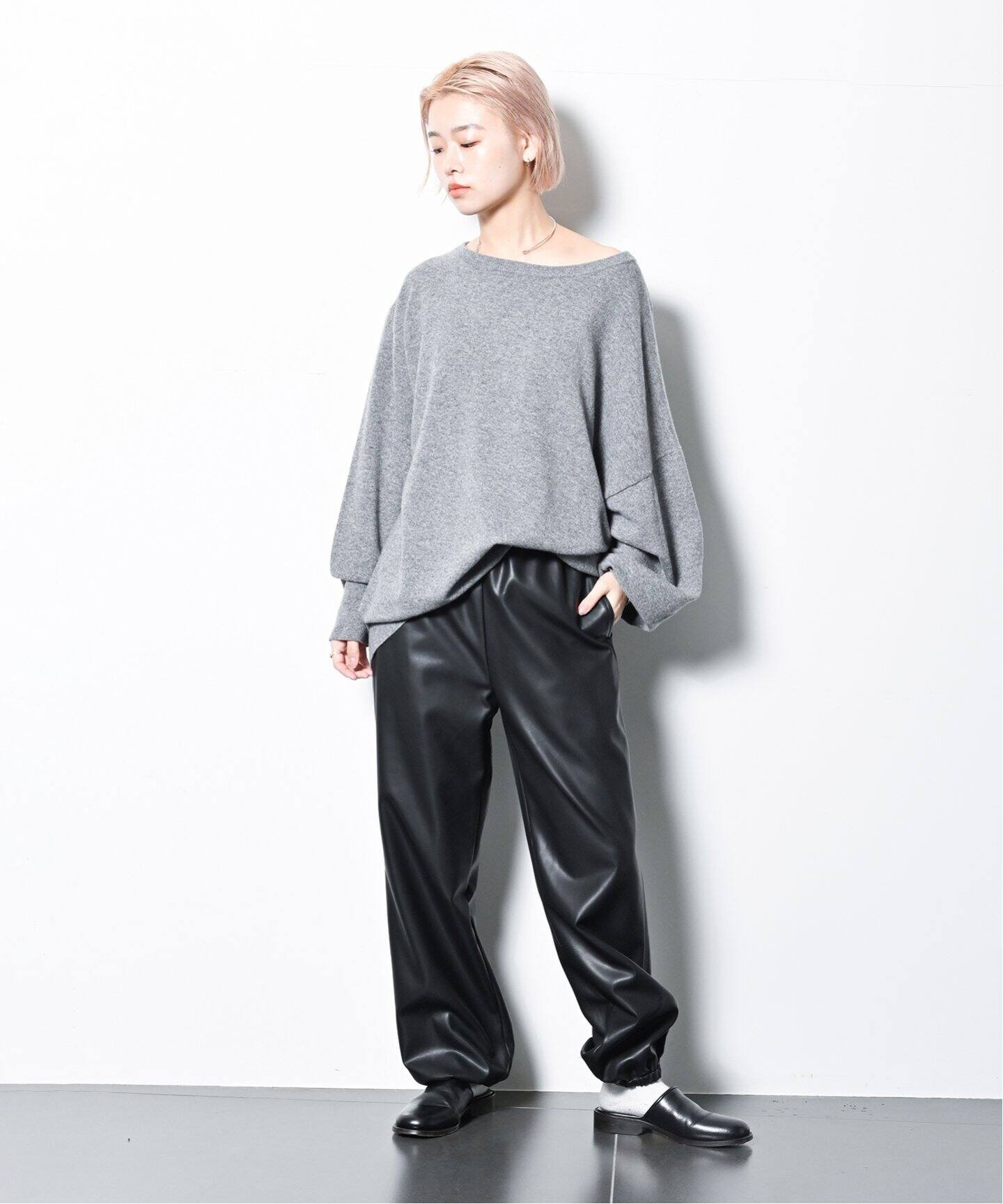 FAUX LEATHER EASY パンツ（その他パンツ）｜CITYSHOP（シティショップ