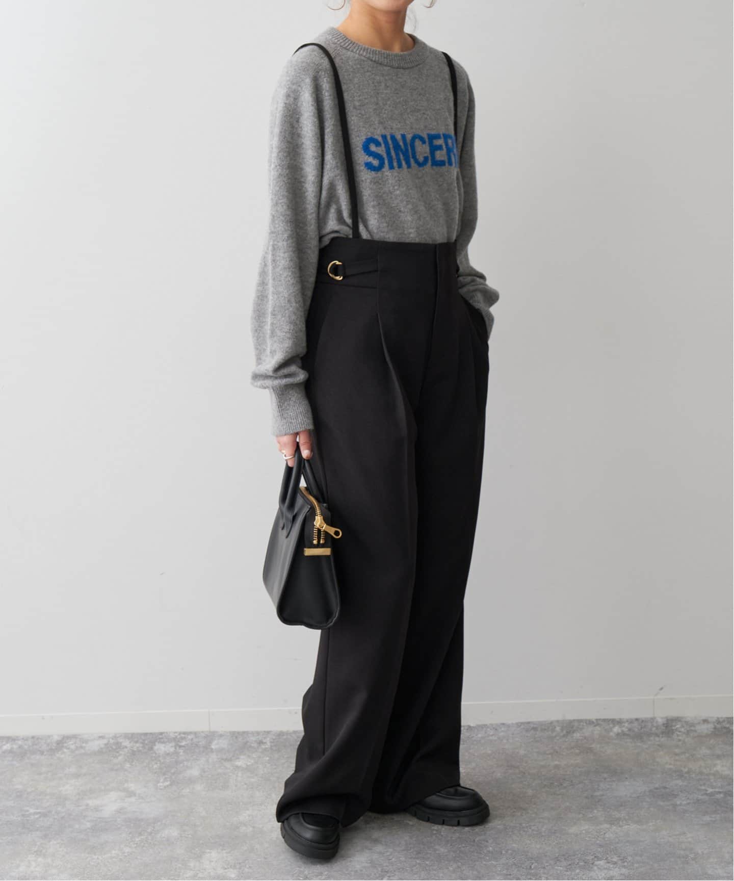 ミドルハイサスペンダー付きパンツ（スラックス）｜Spick and Span