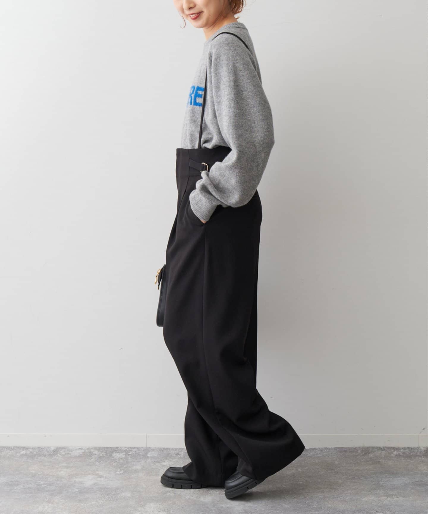 ミドルハイサスペンダー付きパンツ（スラックス）｜Spick and Span