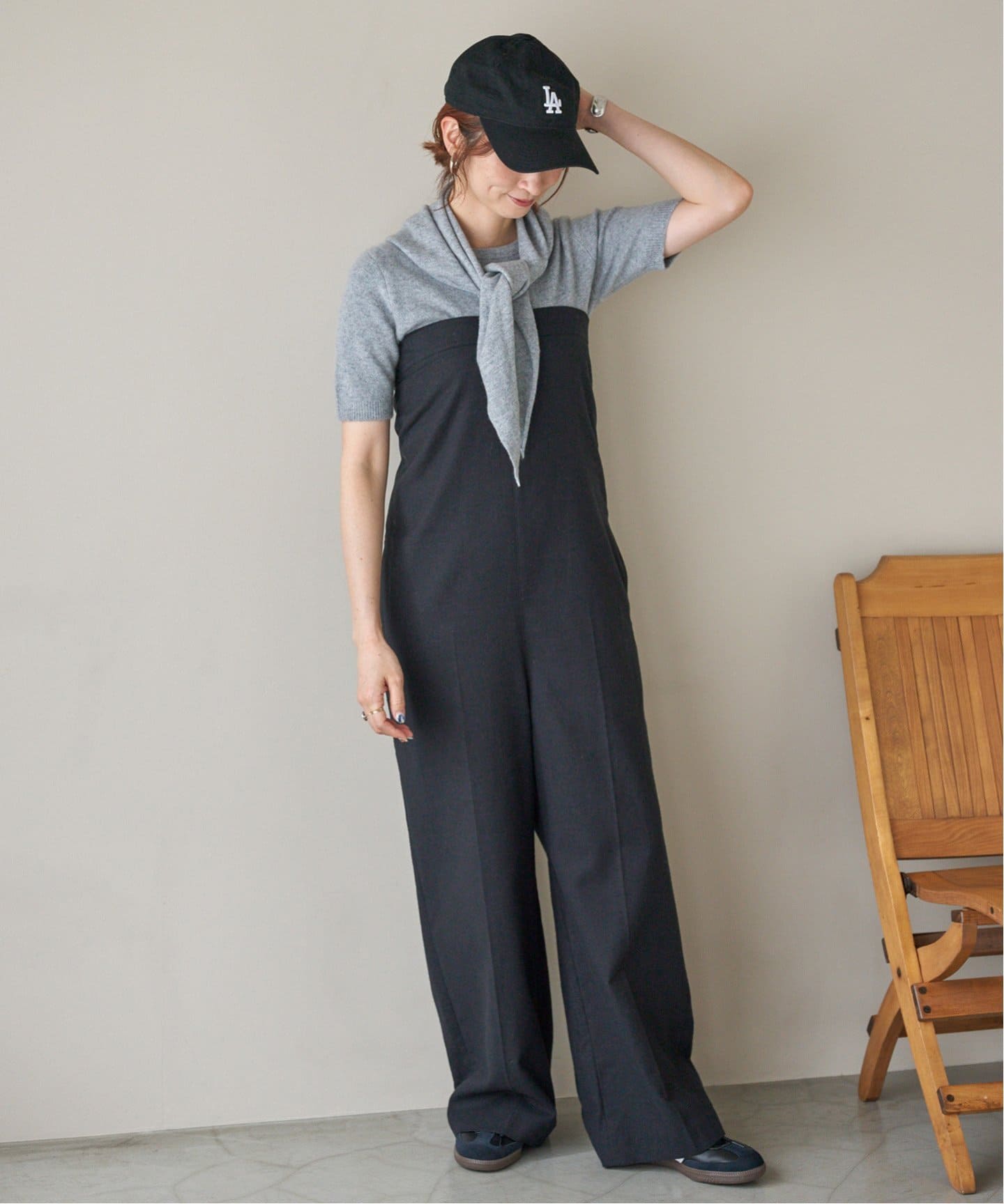 コットンビエラベアトップコンビネゾン（サロペット／オーバーオール