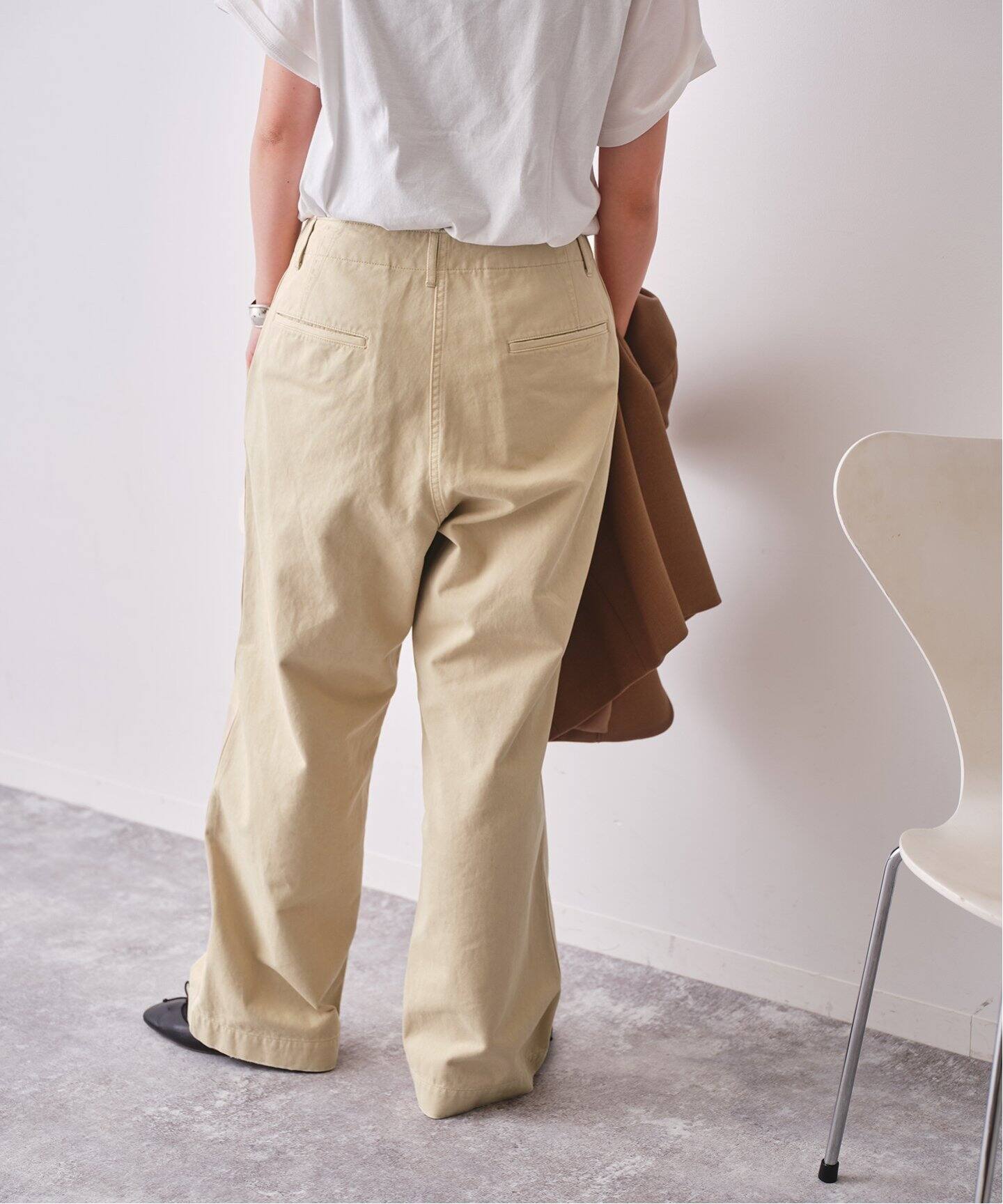 Higuchi×S チノワイドパンツ（チノパンツ）｜Spick and Span（スピック