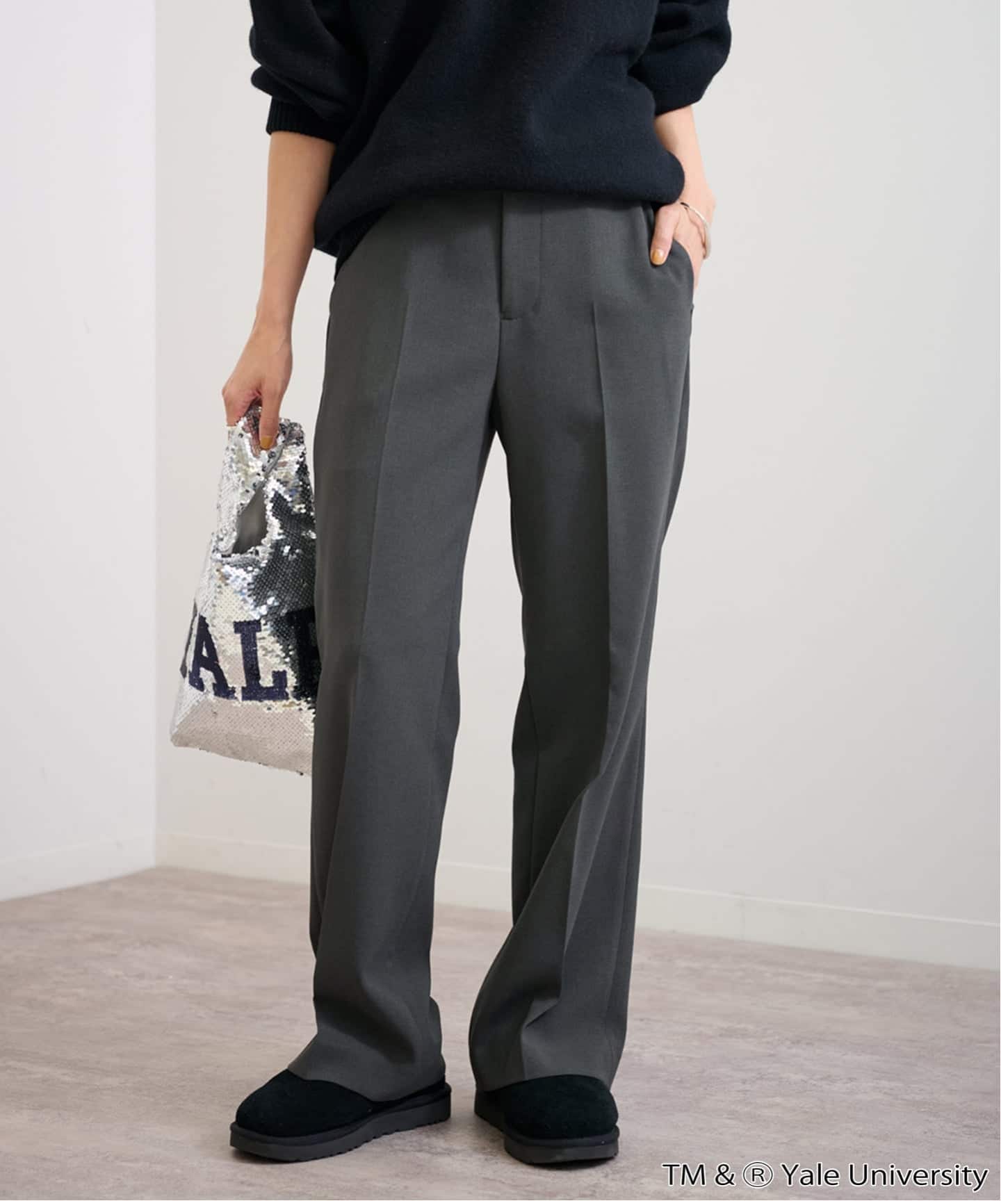 ≪追加≫セミフレアパンツ2（スラックス）｜FRAMeWORK（フレームワーク