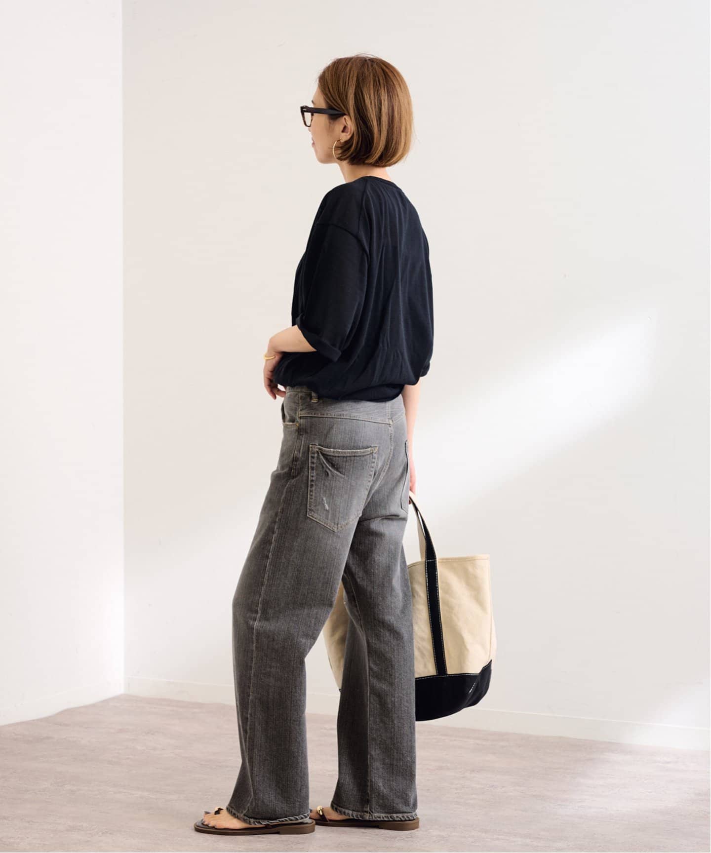 ≪追加・ベストセラー≫デニムストレートパンツ2（デニムパンツ